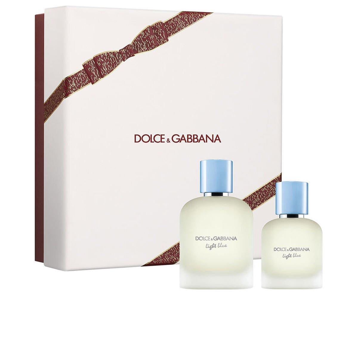 Set de Perfume Hombre Dolce & Gabbana LIGHT BLUE POUR HOMME 2 Piezas