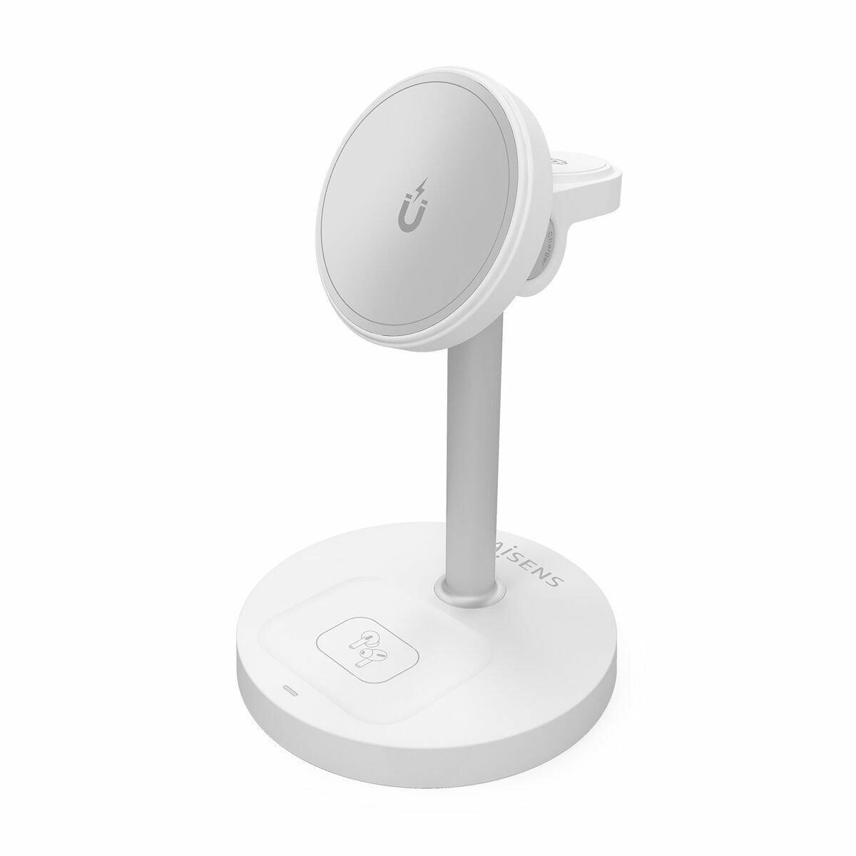 Cargador Inalámbrico Aisens USB-C 3IN1 15WACCS Blanco 15 W 50 W