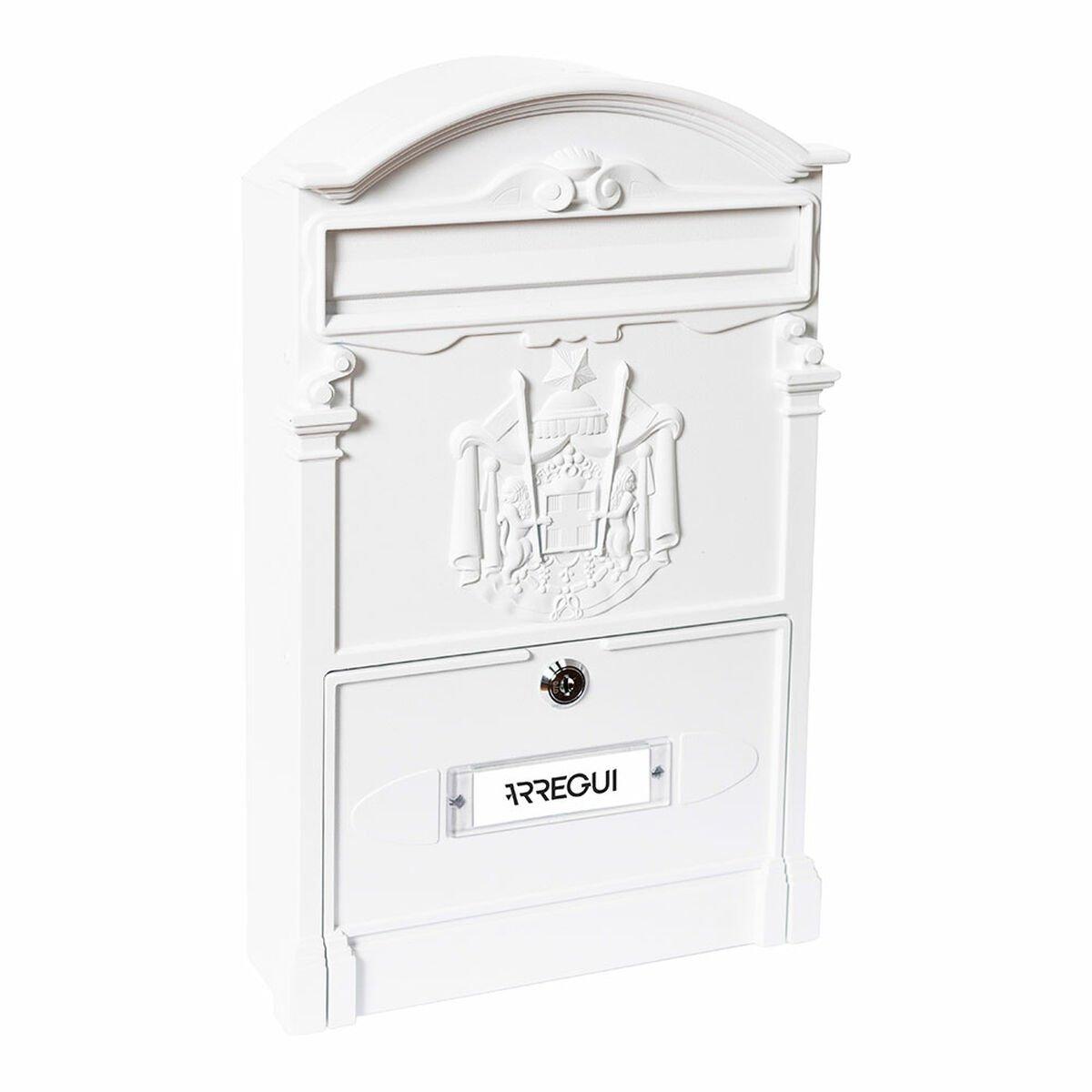 Buzón Arregui Blanco 26 X 9 X 42 CM Metal Aluminio