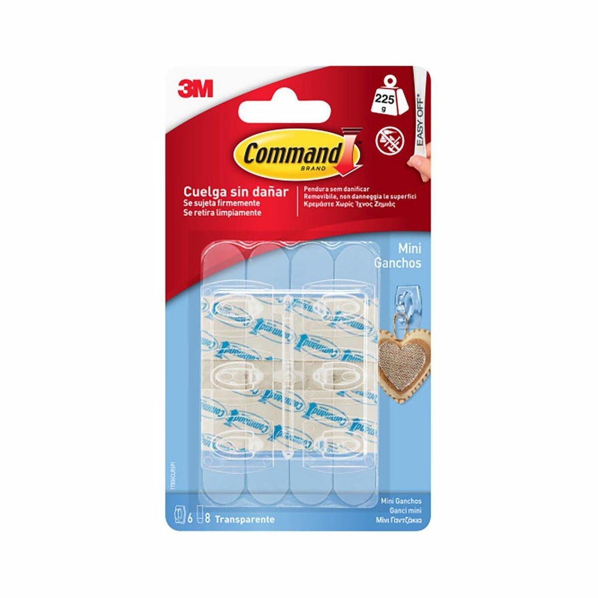 Gancho para colgar 3M 225 g Transparente Plástico (6 Unidades)