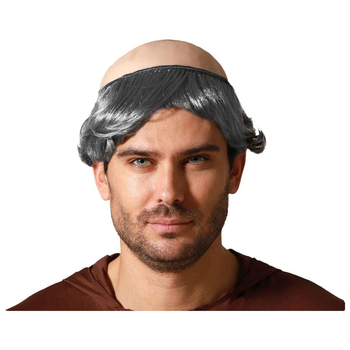 Peluca Gris Calva