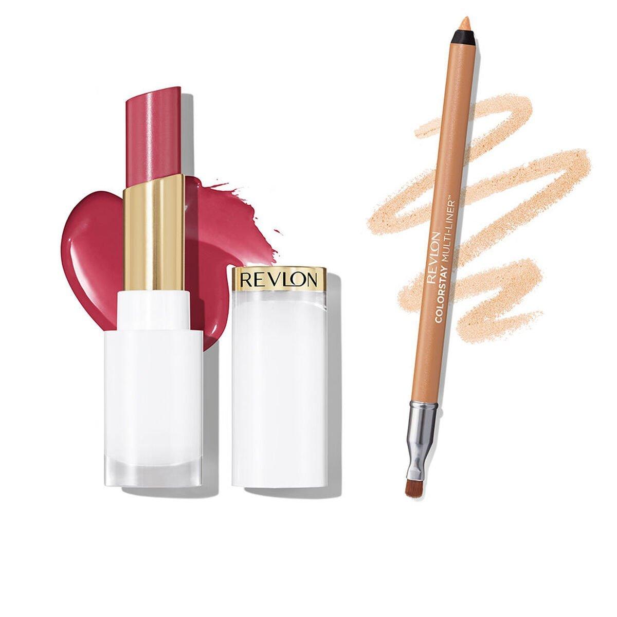 Pintalabios Revlon DUO GLASS SHINE 2 Piezas