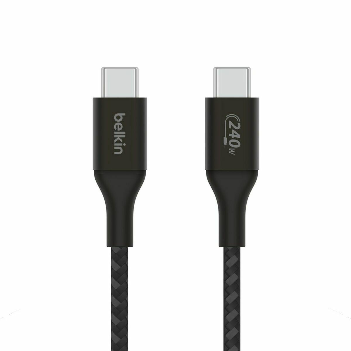 Cable USB Belkin CAB015BT2MBK Negro 2 m