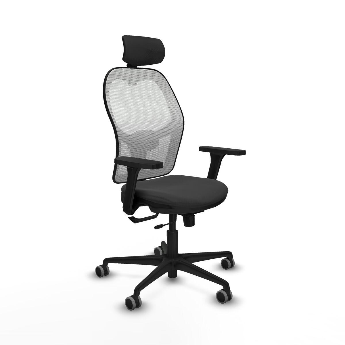 Silla de Oficina con Cabecero Jorquera Piqueras y Crespo 3D036G2 Gris oscuro