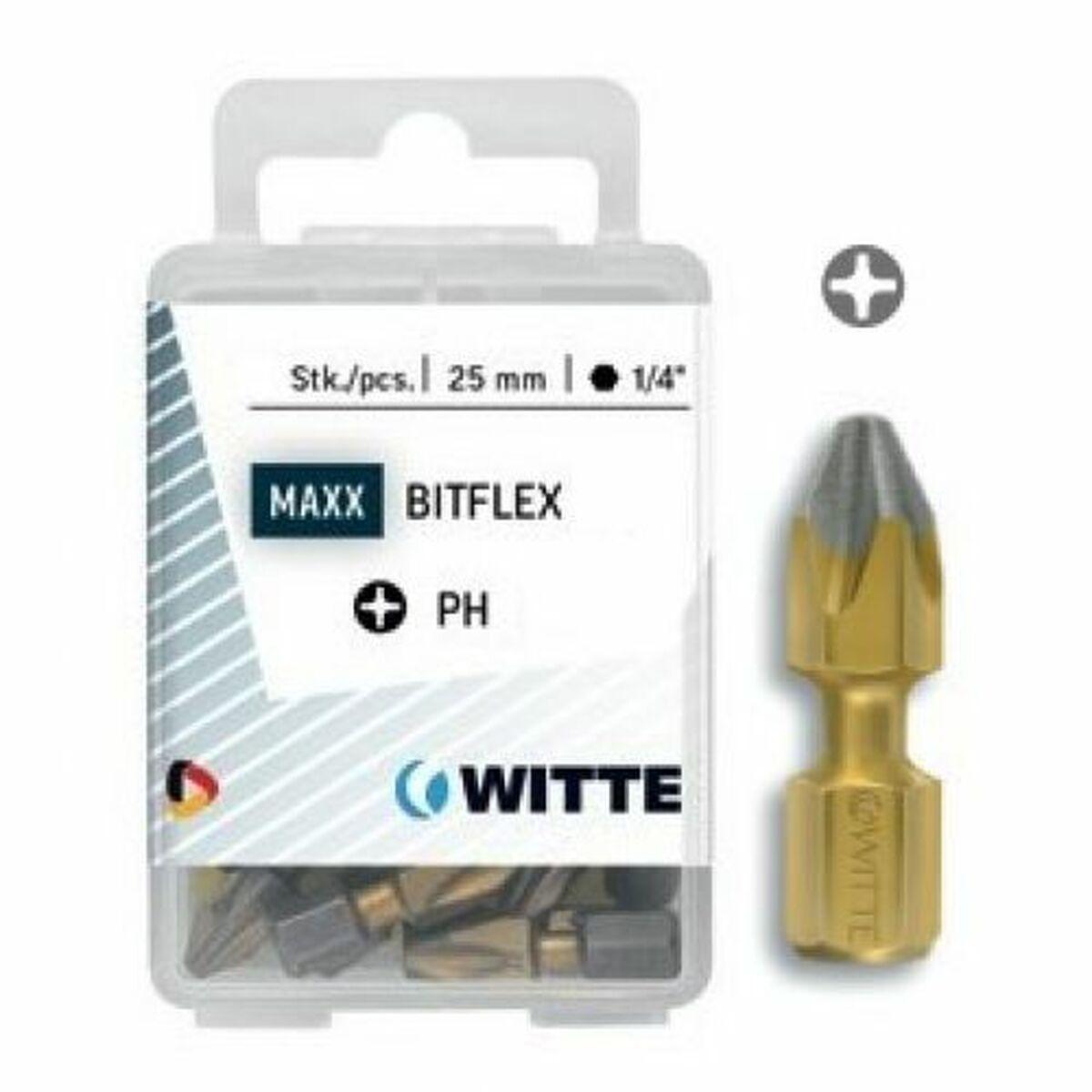 Juego de puntas WITTE PH 1 DIAMOND FLEX PH1 5 Unidades