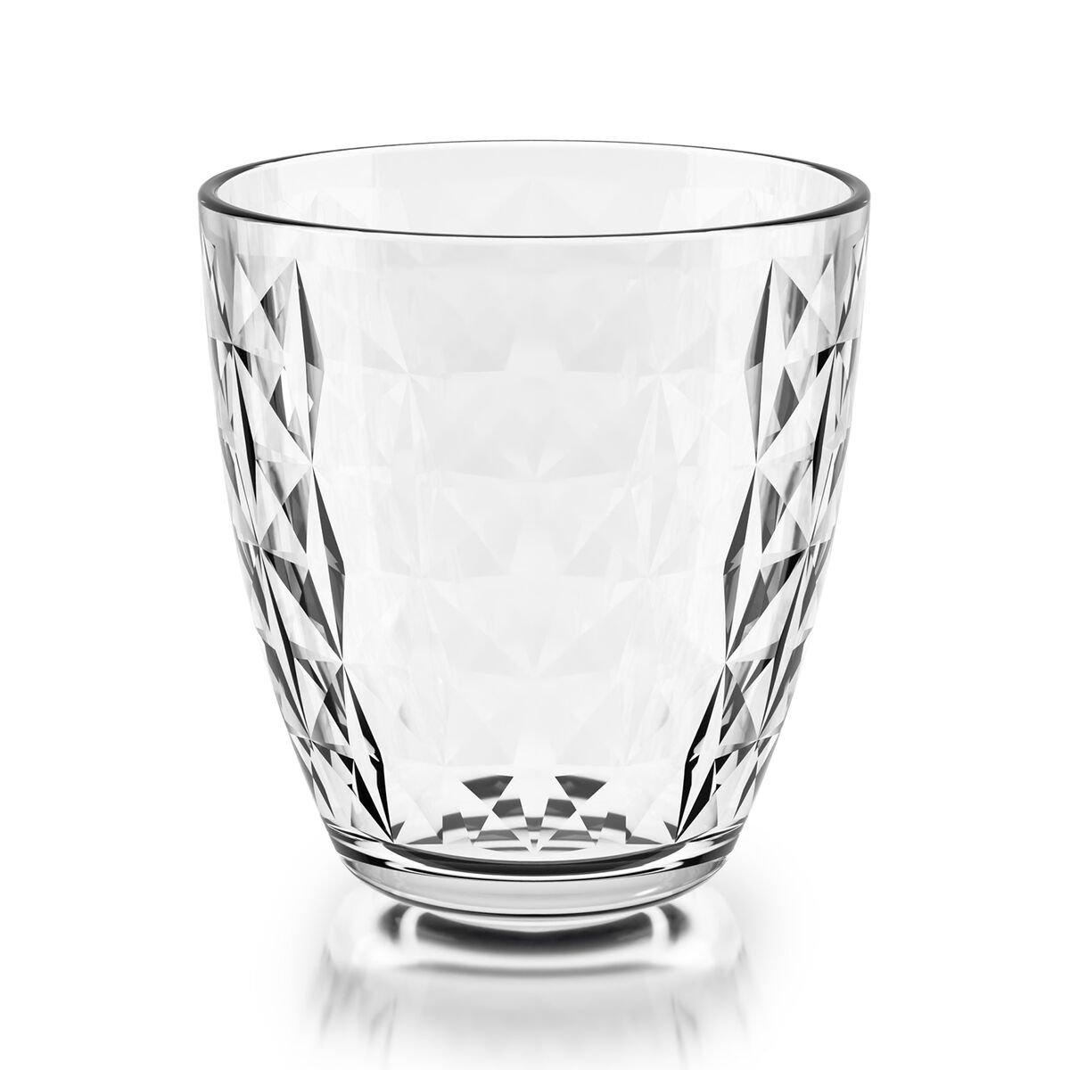 Vaso de agua Quid Zoe Transparente Vidrio 260 ml (6 Unidades)