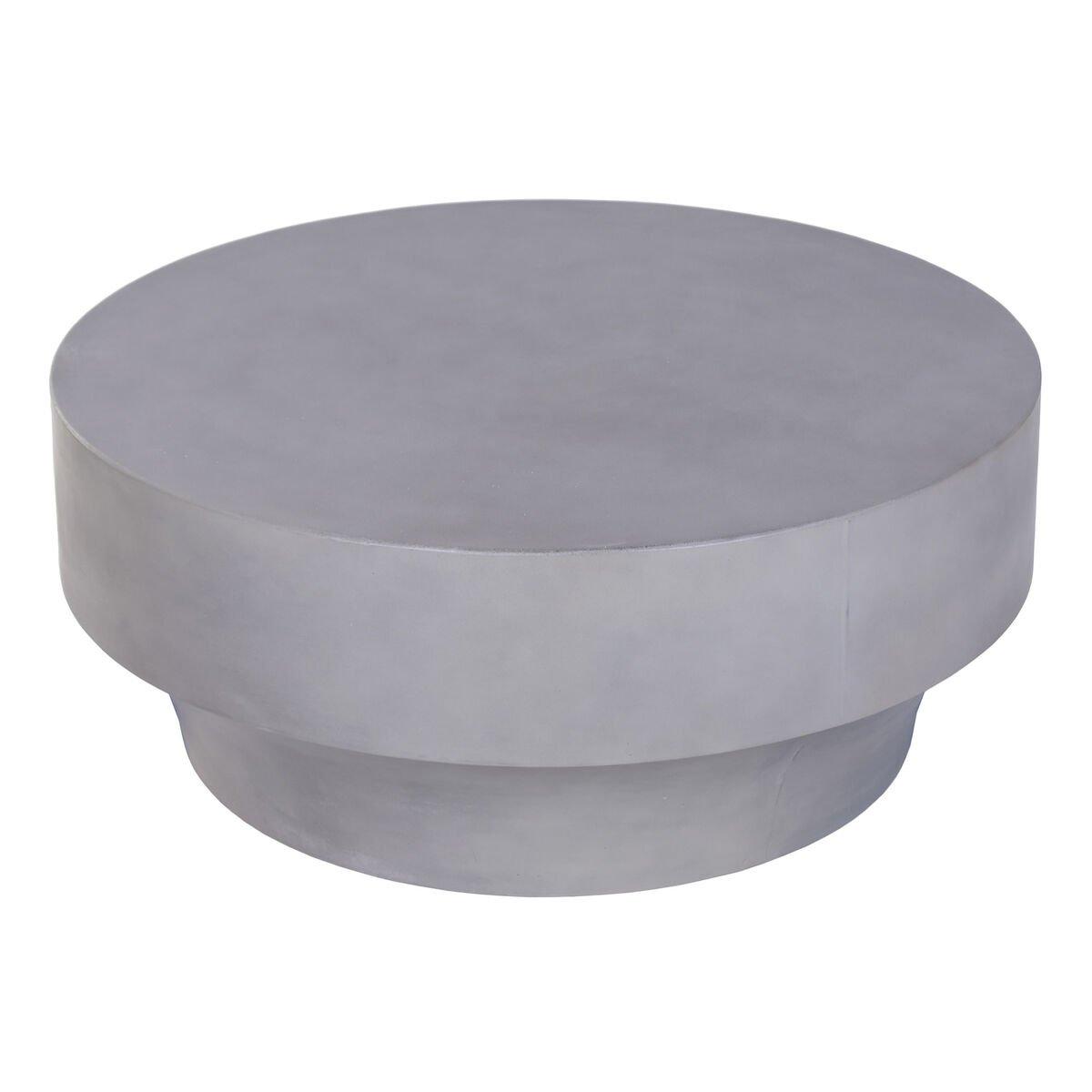 Mesa de Centro Home ESPRIT Gris 91 X 91 X 38 CM