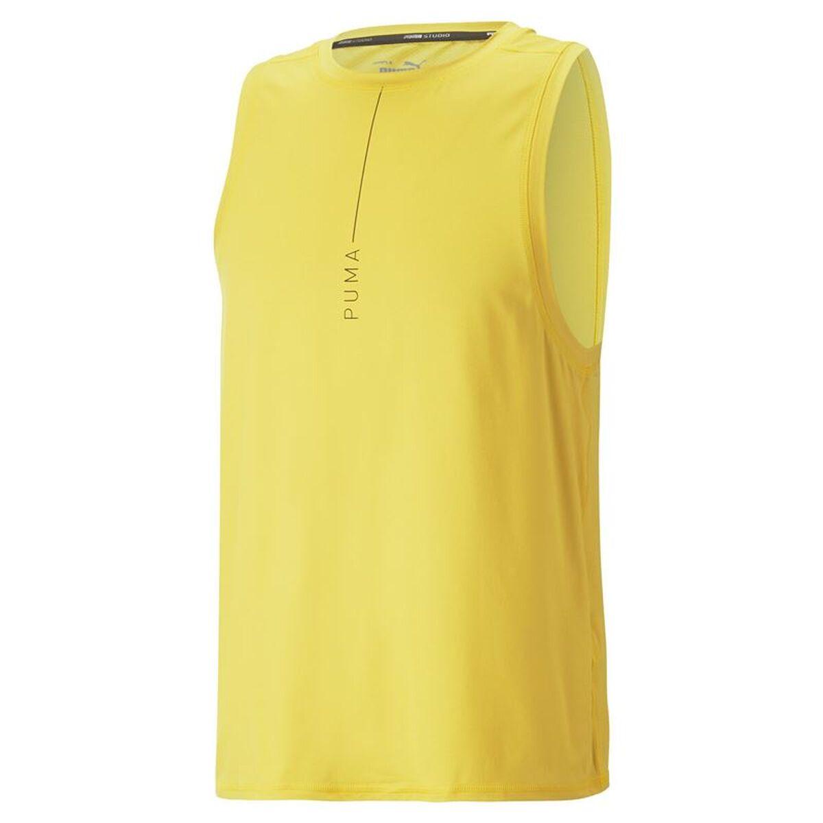 Camiseta de Manga Corta Hombre Puma Studio Yogini Lite Amarillo
