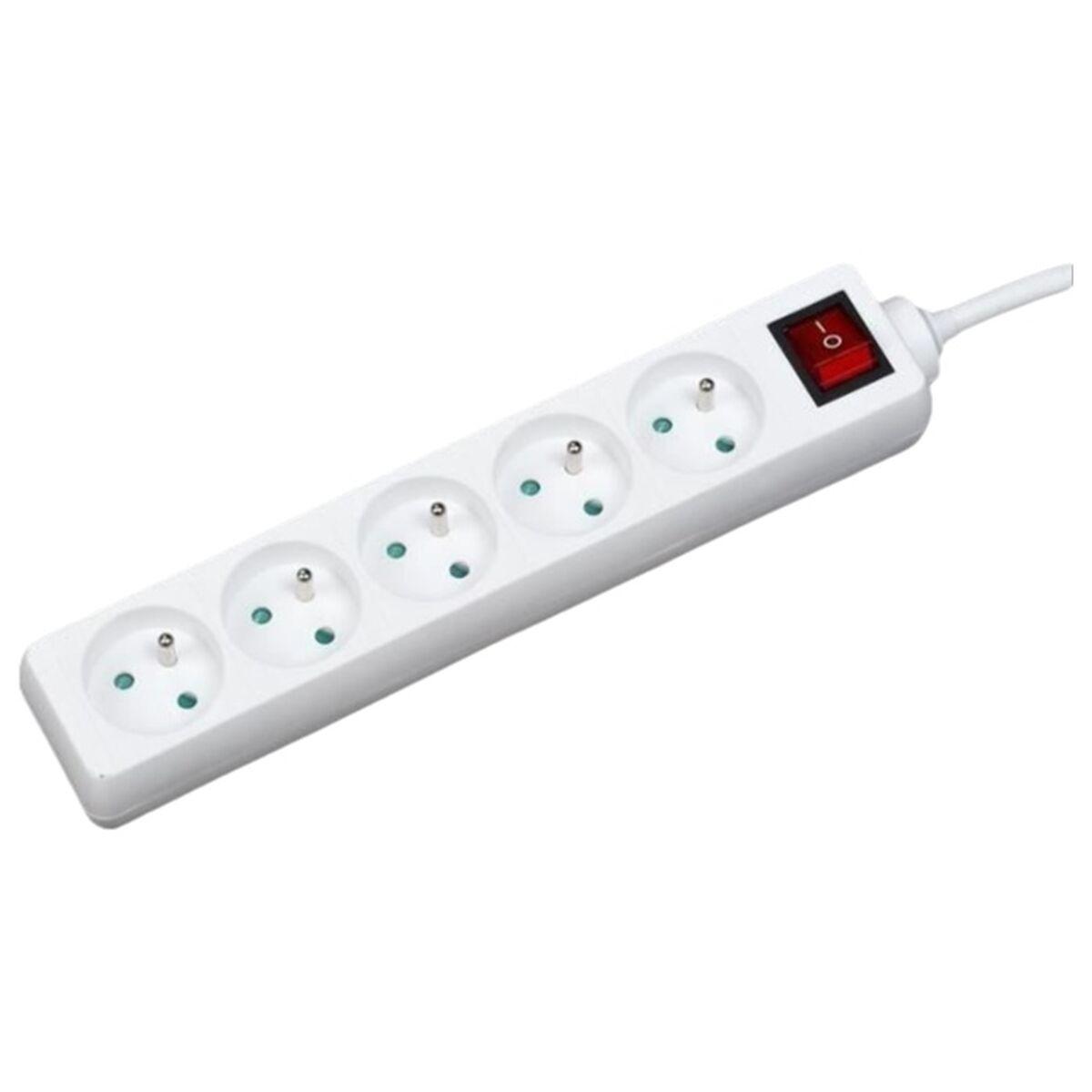 Regleta Enchufes 5 Tomas con Interruptor GAO (1,4 m)