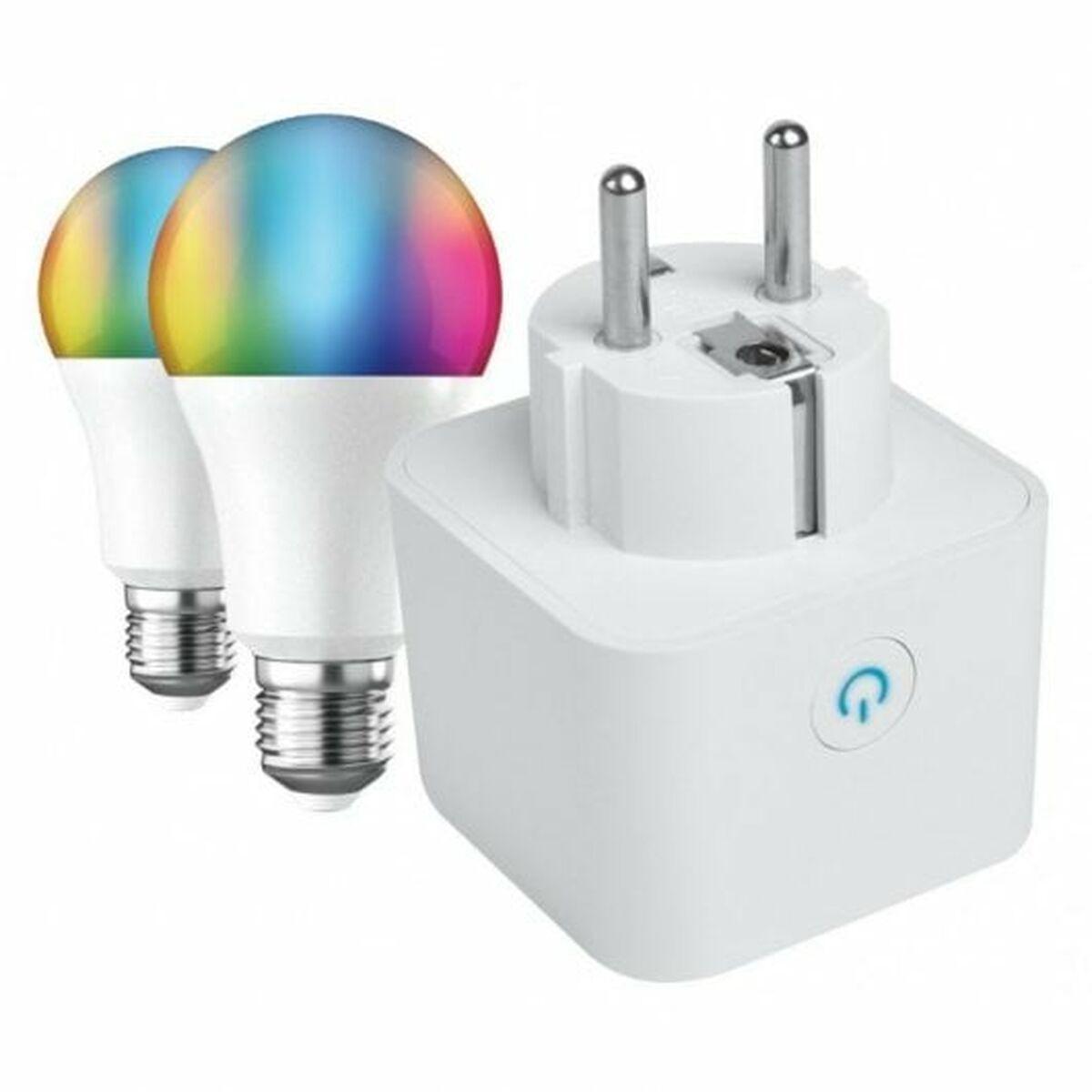 muvit iO Pack Smart: Enchufe Inteligente + 2 bombillas A6 E27 800lm