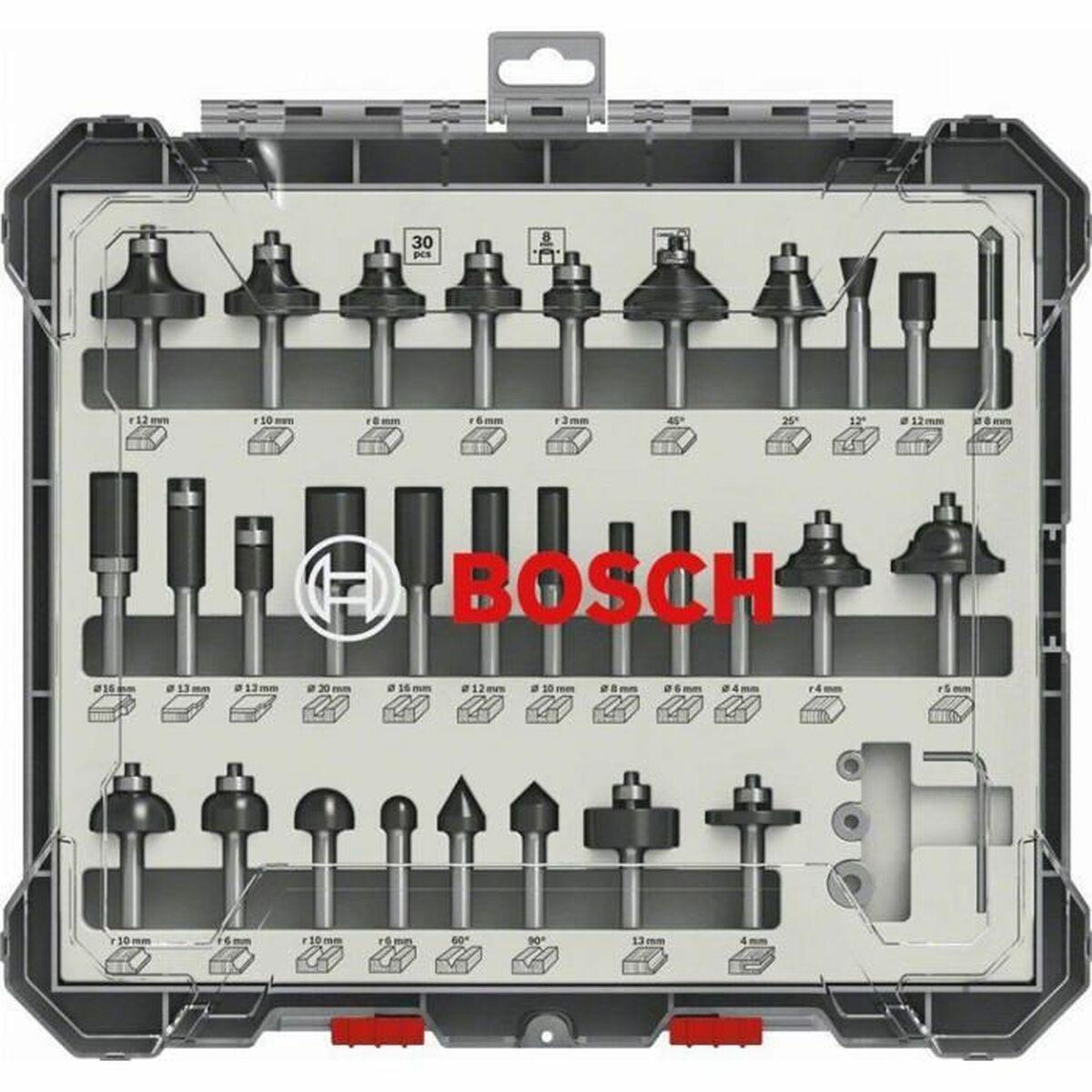 Set de fresas multiuso BOSCH 2607017475 30 piezas