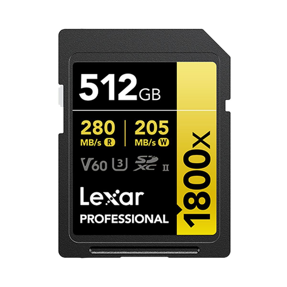 Tarjeta de Memoria SD Lexar LSD1800512G-BNNNG 512 GB