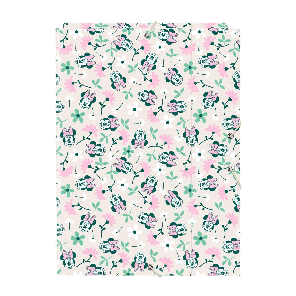 Carpeta de anillas Minnie Mouse Minty Rosa A4 26 x 33.5 x 2.5 cm