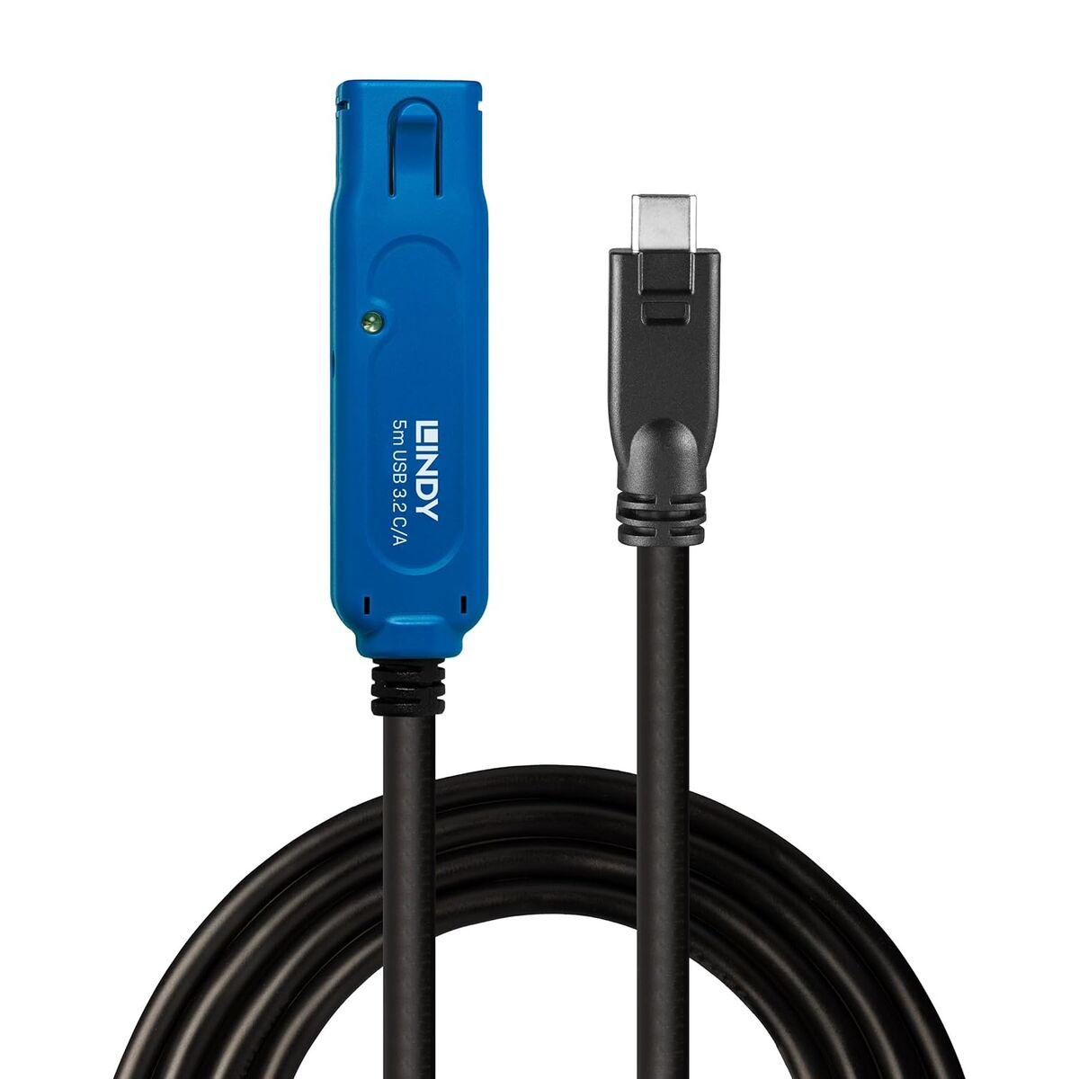 Cable USB LINDY Azul