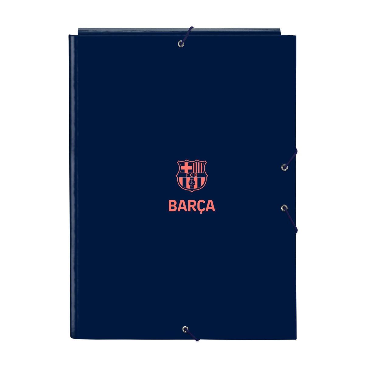 Carpeta F.C. Barcelona Azul marino A4