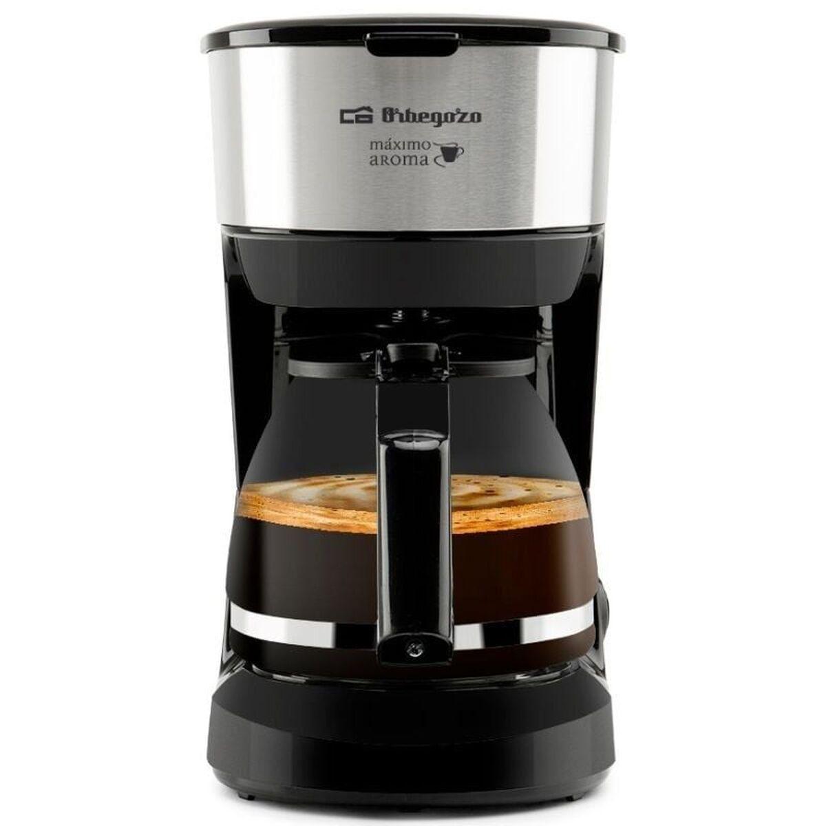 Cafetera de Goteo Orbegozo 18486 Negro Plateado 600 W 6 Tazas