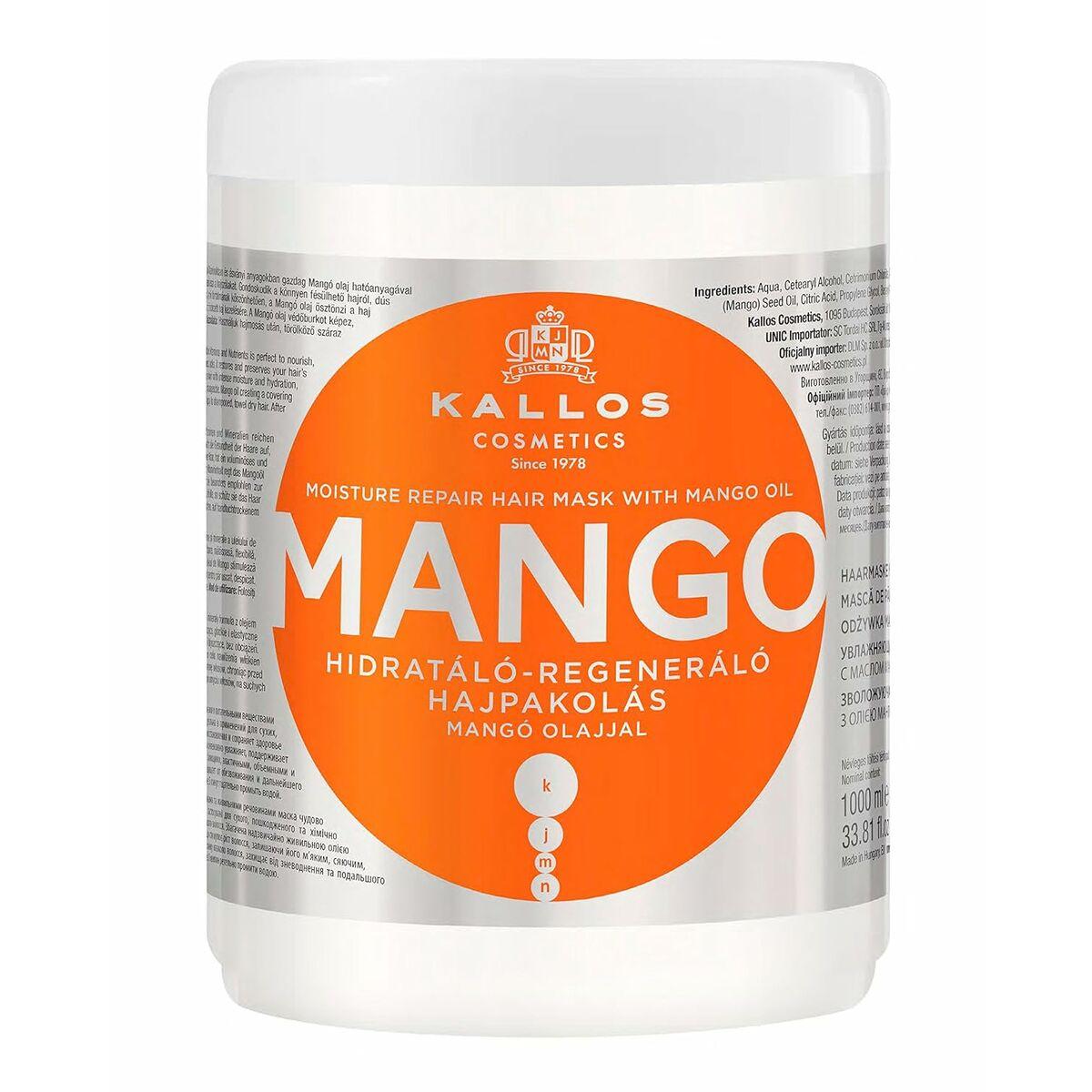 Mascarilla Capilar Reparadora Kallos Cosmetics Blanco