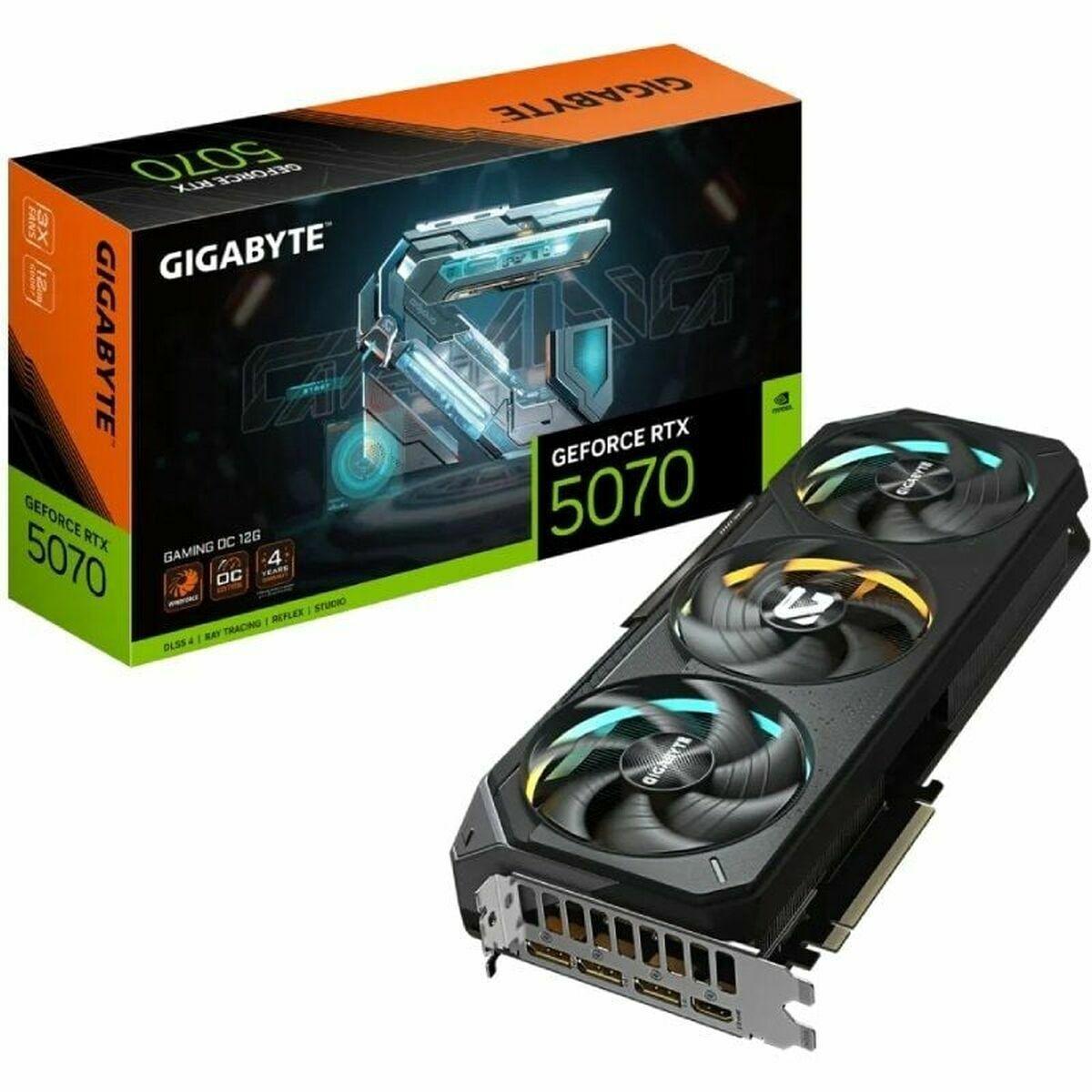 Tarjeta Gráfica Gigabyte GV-N5070GAMING OC-12GD nvidia geforce rtx 5070 12 GB GDDR6 GDDR7