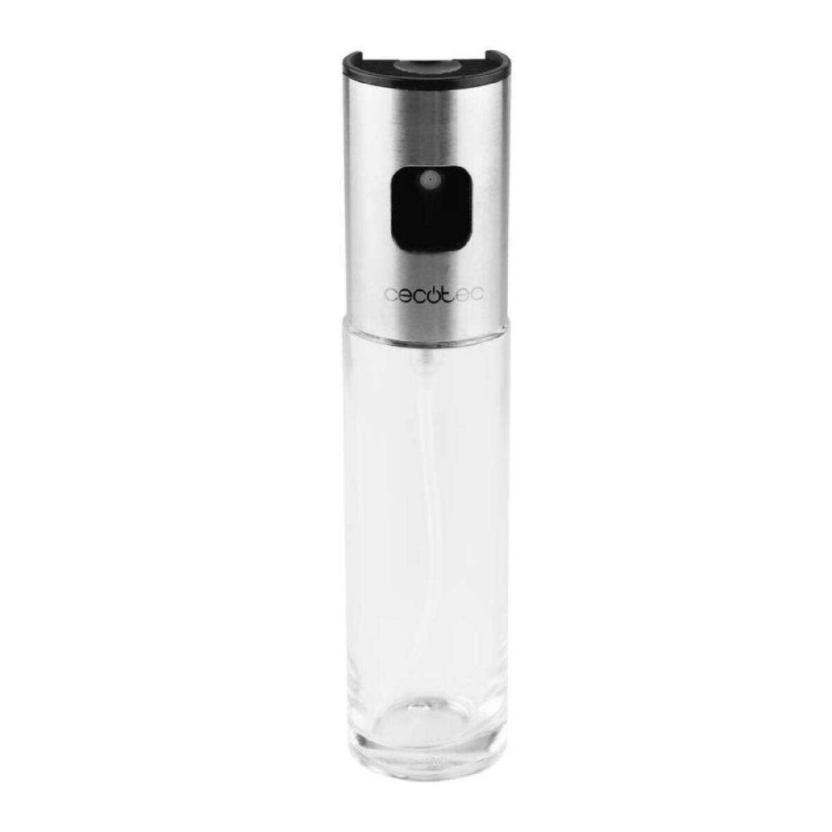 Aceitera Cecotec Polka OilSpray 1000 18 x 4 cm Transparente Acero Vidrio Acero Inoxidable Liso 100 ml