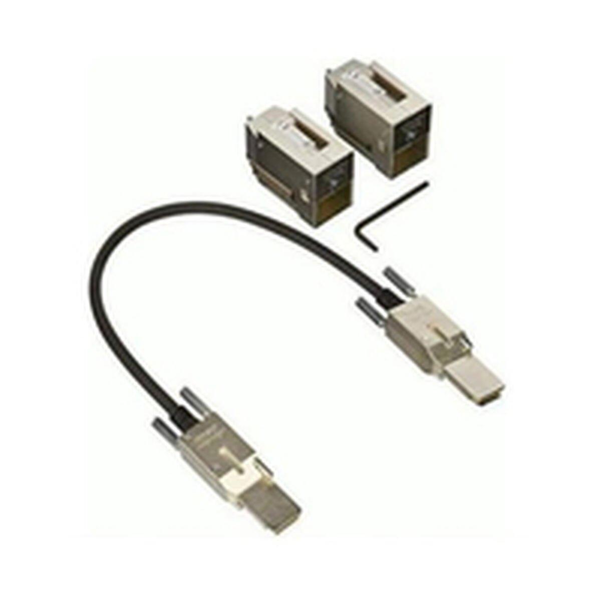 Cable de Red Rígido UTP Categoría 6 CISCO C9300L-STACK-KIT2= Negro Gris