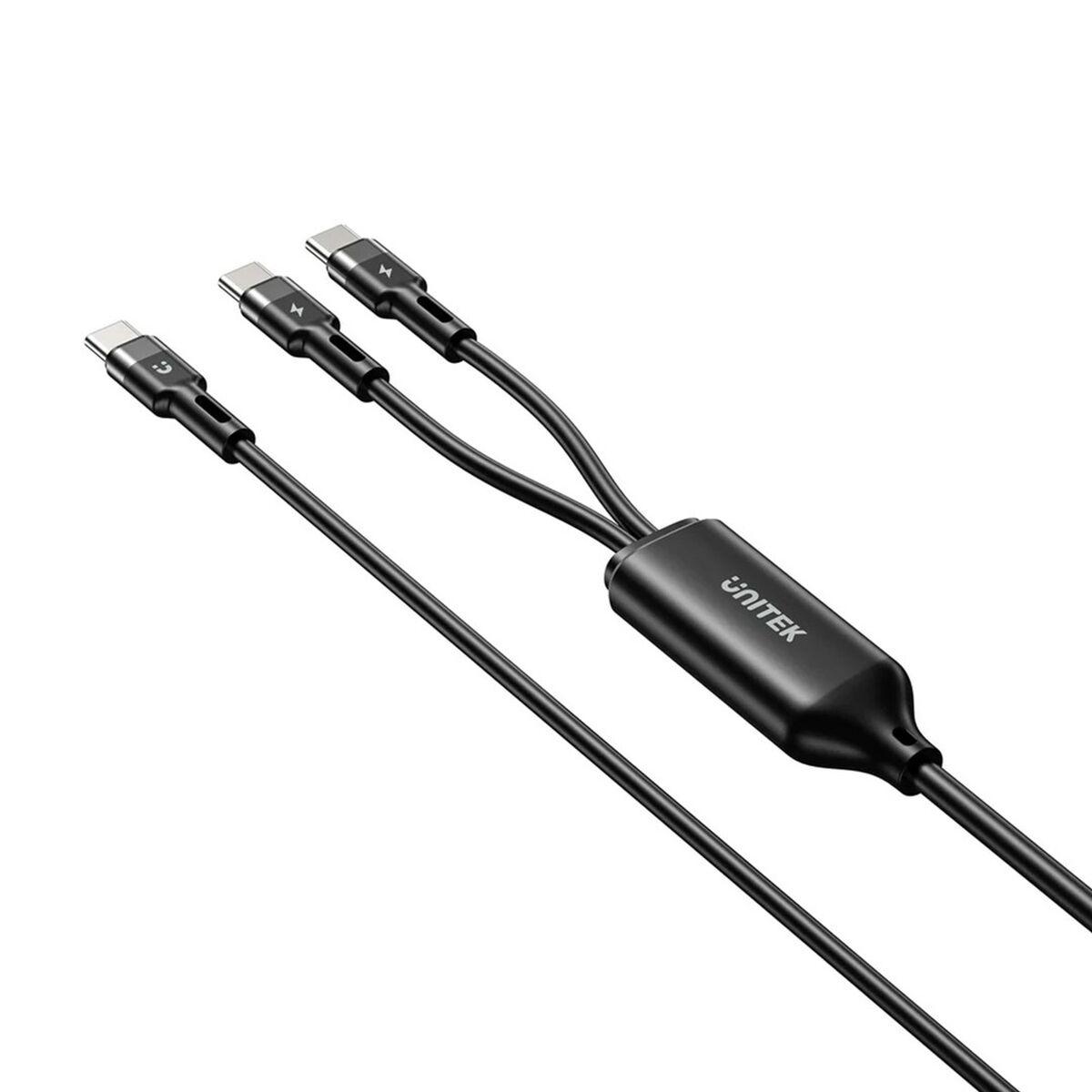 Cable USB Unitek C14146ABK01-1.8M Negro 1,8 m