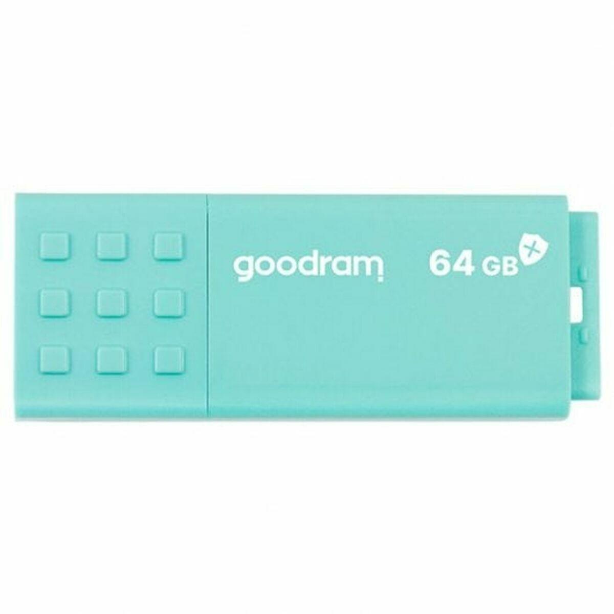 Memoria USB GoodRam UME3 Verde Turquesa 64 GB