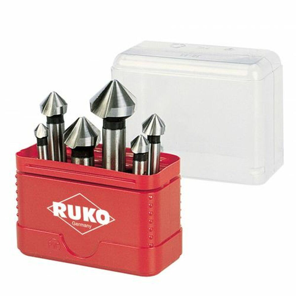Juego de avellanadores RUKO DIN 335 6 Piezas