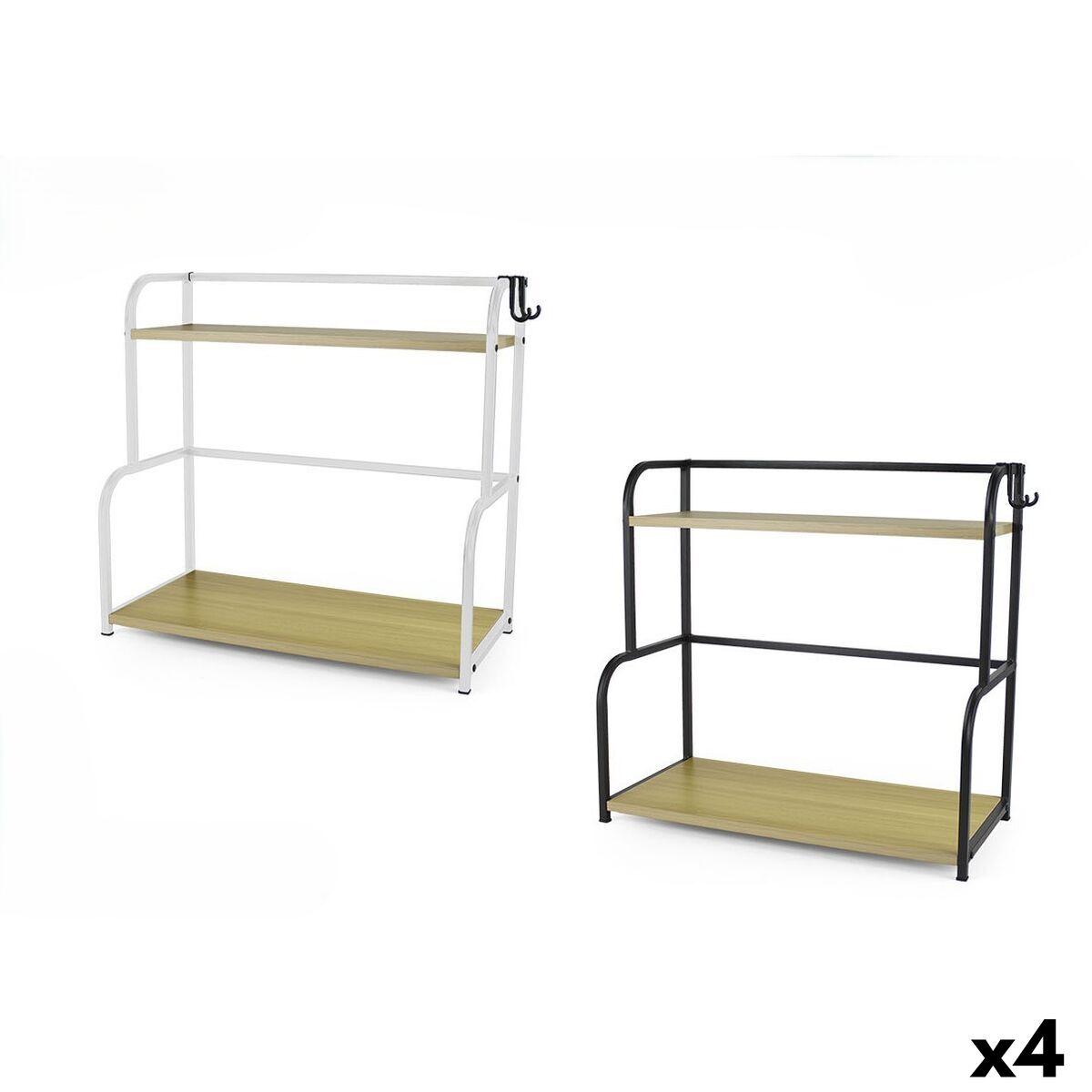 Estantería Confortime Madera Metal 44,5 x 20 x 41,5 cm (4 Unidades)