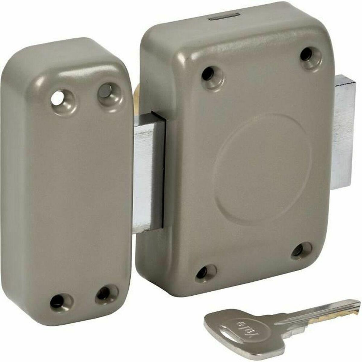 Cerradura de sobreponer Yale YV25C-35 Beige 18 x 7 x 14 cm Acero