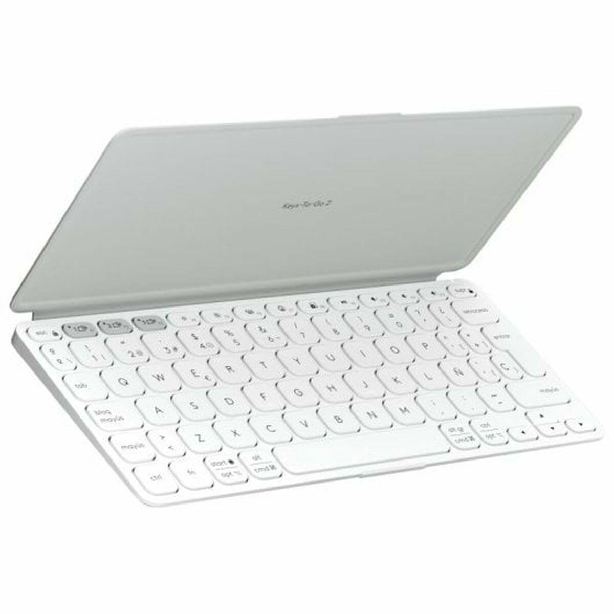 Teclado Logitech 920-012974 Blanco Gris QWERTY
