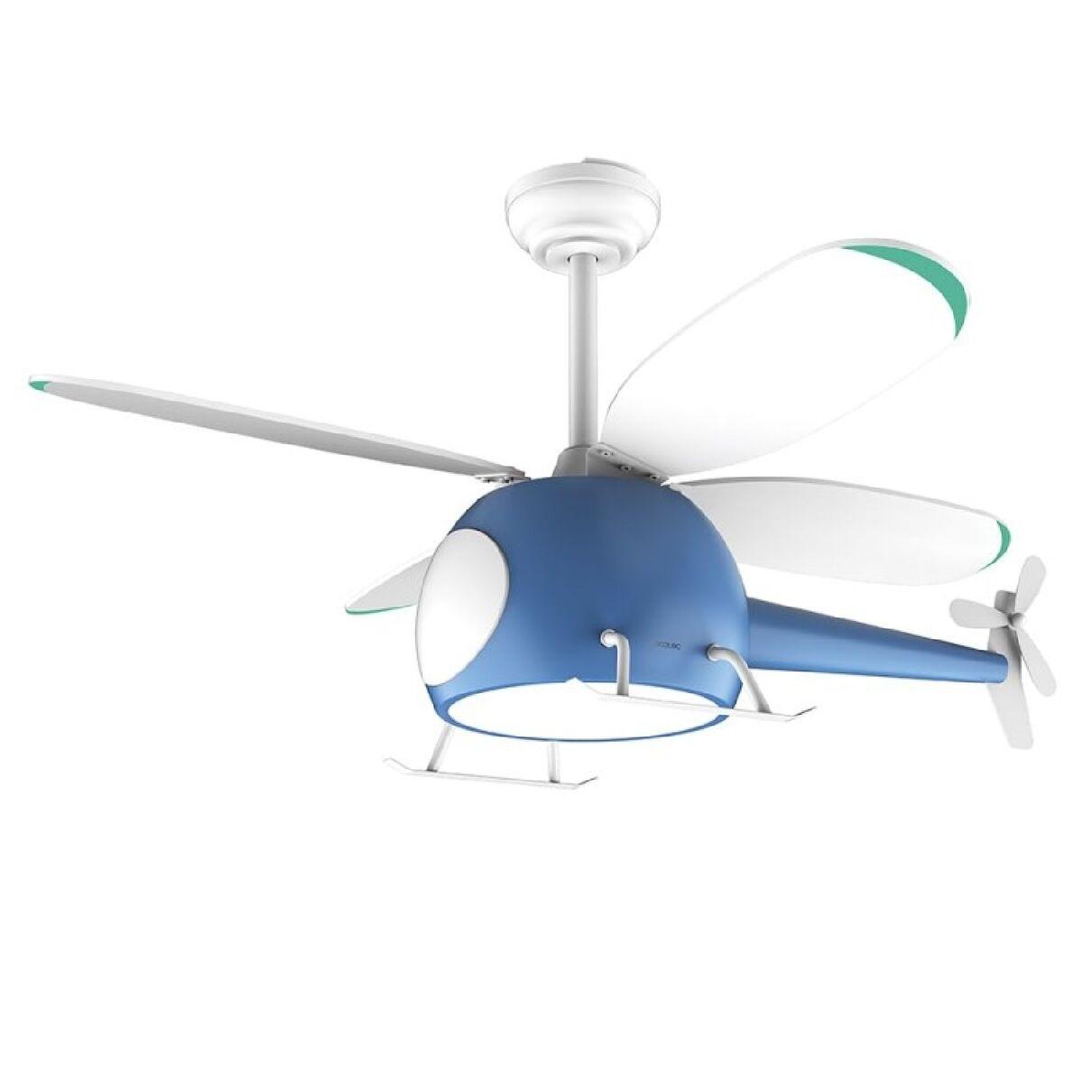 Ventilador de Techo con Luz Cecotec EnergySilence Aero 4600 Helicopter Azul 35 W 32 W Helicóptero
