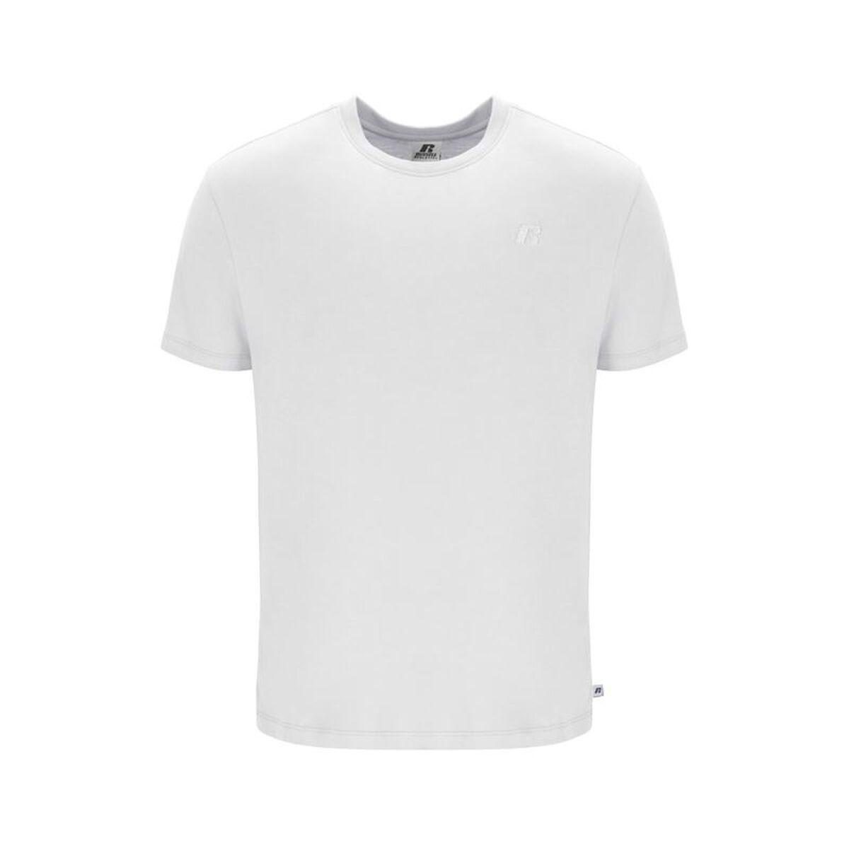Camiseta de Manga Corta Hombre Russell Athletic Amt A30011 Blanco