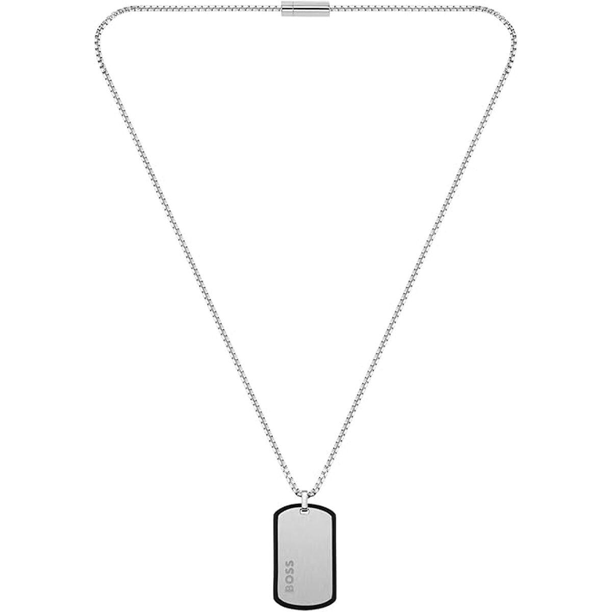 Collar Hombre Hugo Boss 1580050 Plateado