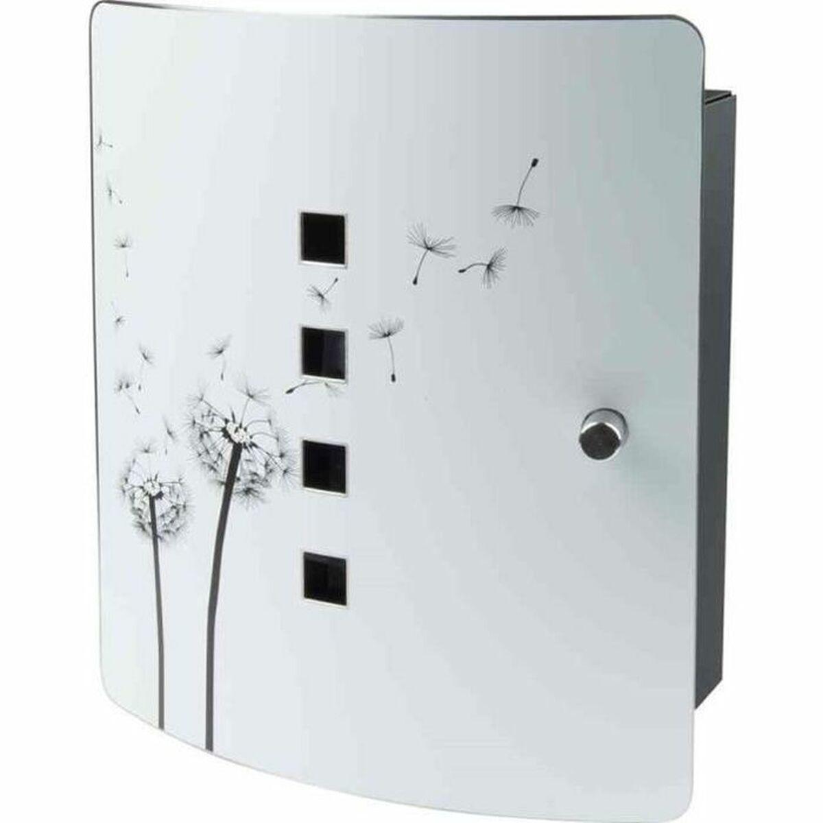 Armario de llaves Burg-Wachter 6204/10 Ni Pusteblume Blanco Negro