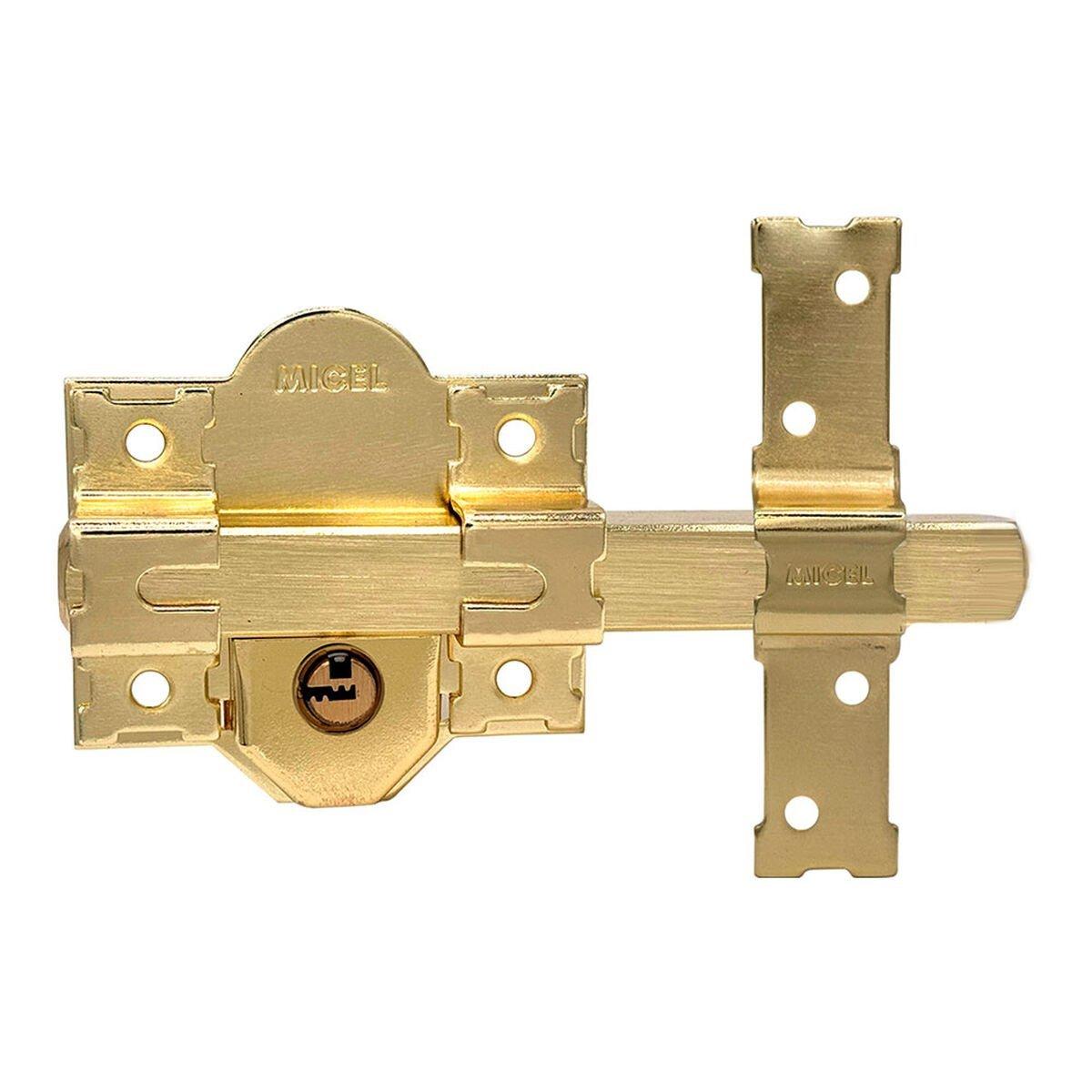 Cerrojo de seguridad Micel crr11 86l/50 Acero Latón 50 mm Sobreponer