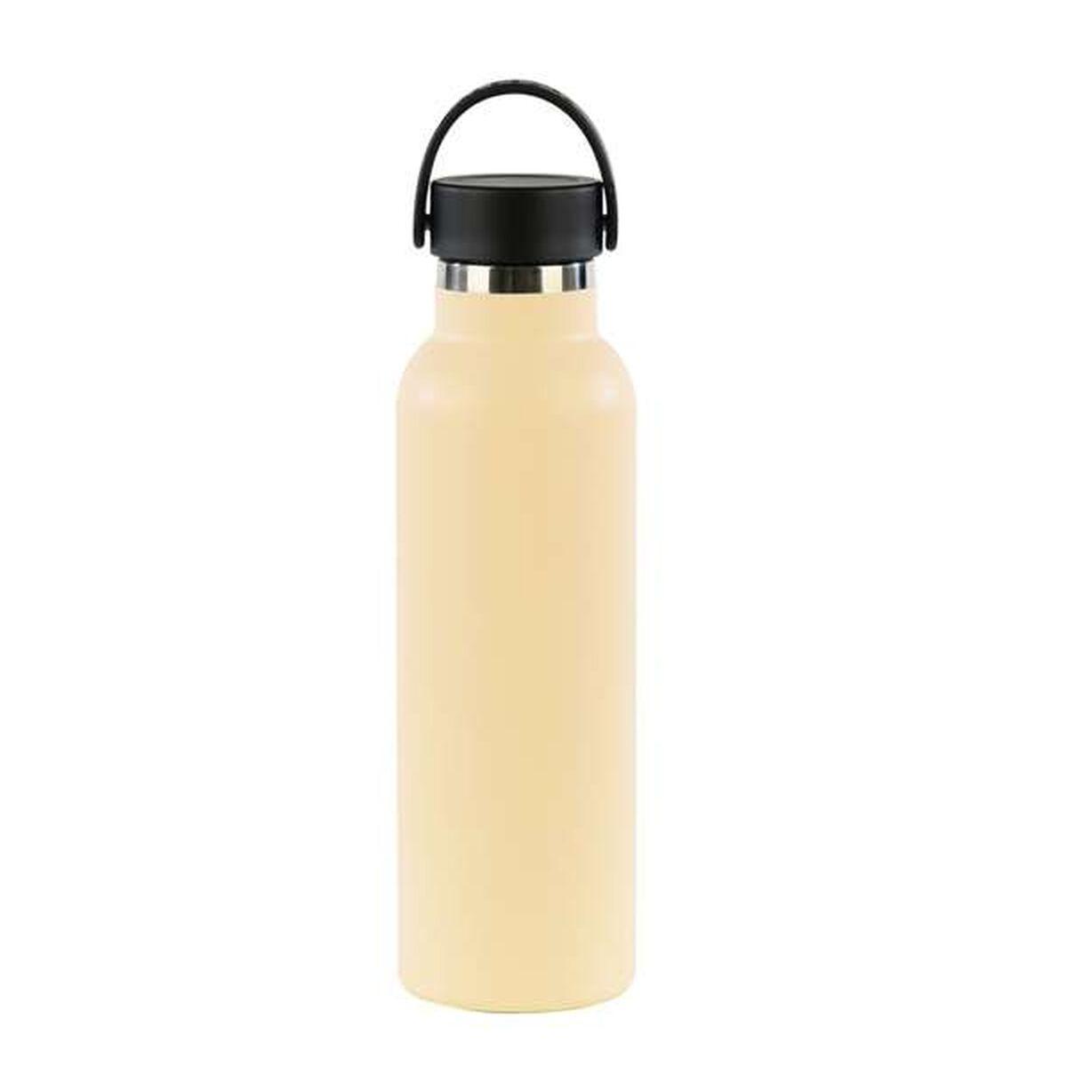 Botella de Agua Safta Mandarina Silicona Acero Inoxidable