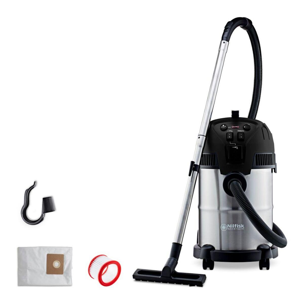 Aspirador Nilfisk Negro Acero 1200 W