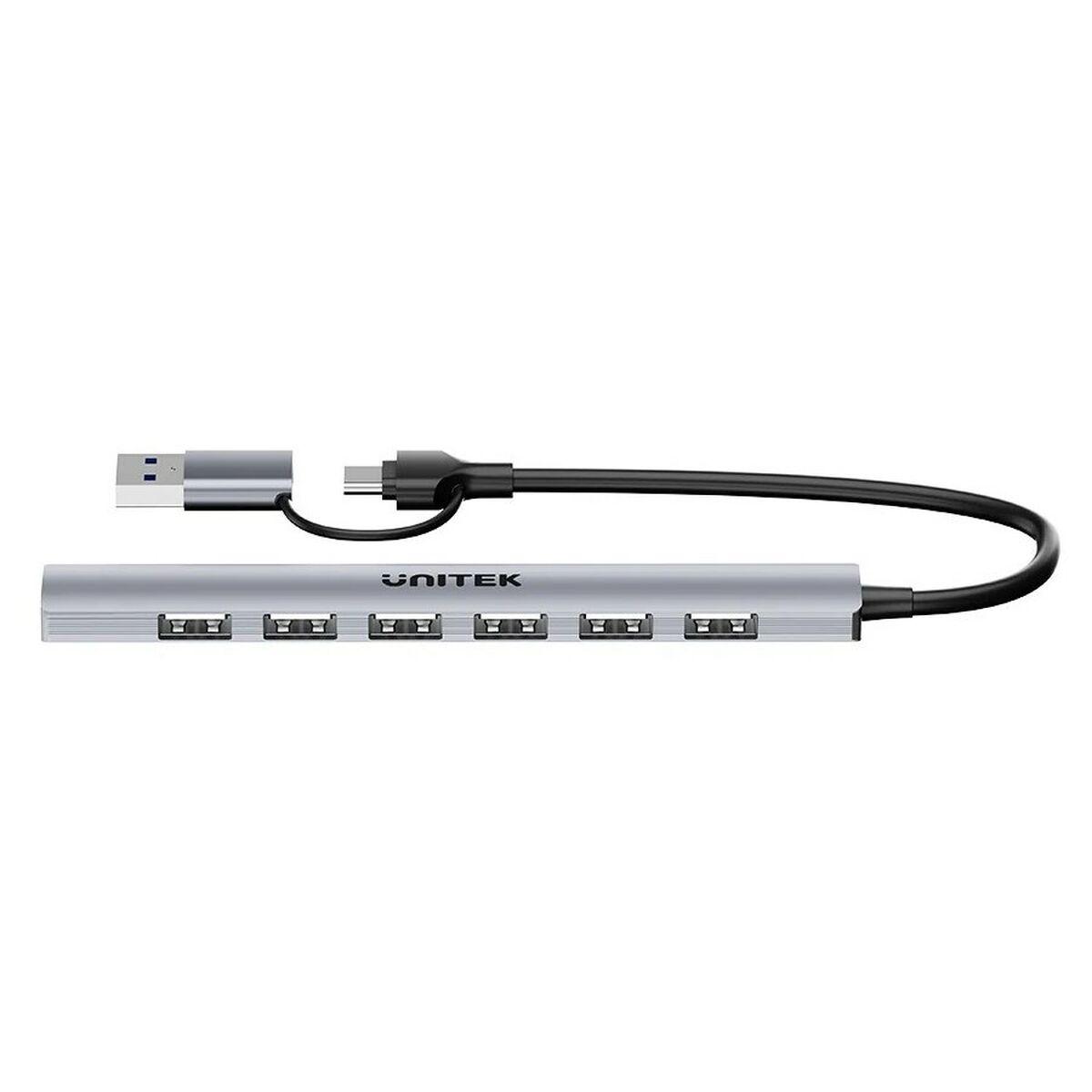 Hub USB Unitek H1209AGY01 Gris