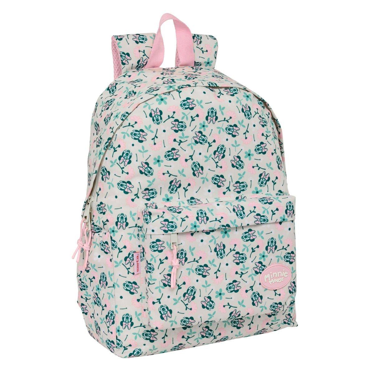 Mochila Escolar Minnie Mouse Minty Rosa 31 x 43 x 13 cm