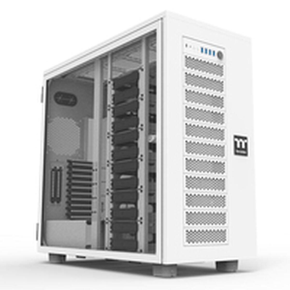 Caja Semitorre ATX THERMALTAKE AX700 TG Blanco Negro
