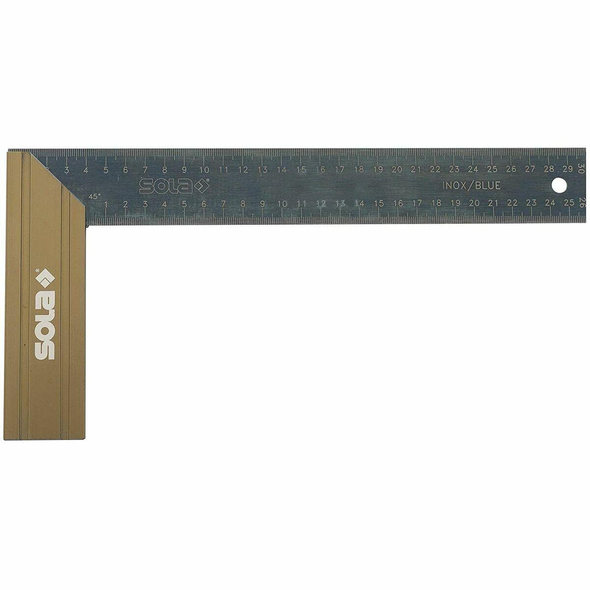 Escuadra de carpintero Solac SRB 30 x 14,5 cm Acero 30,5 cm