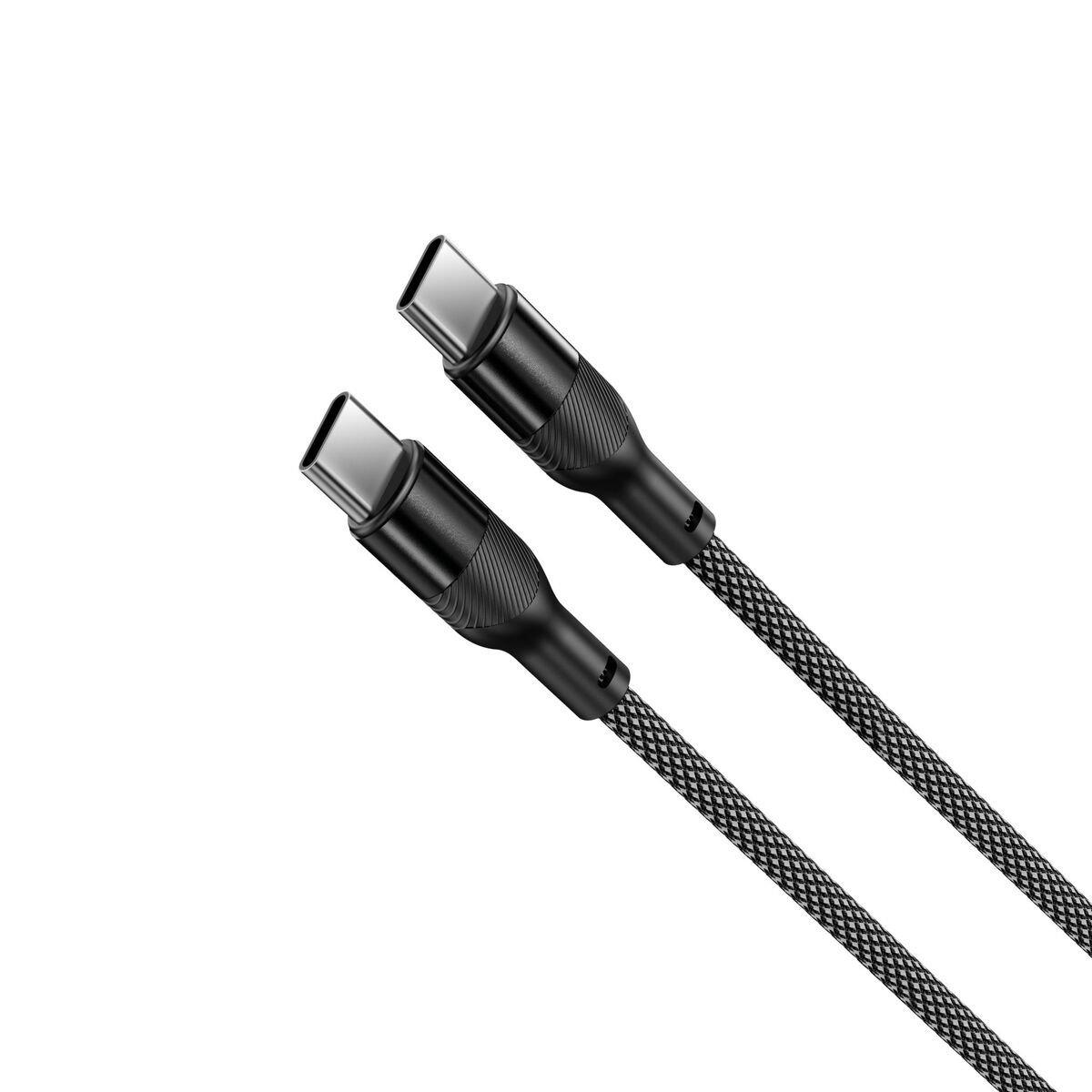 Cable USB KSIX Negro 1 m