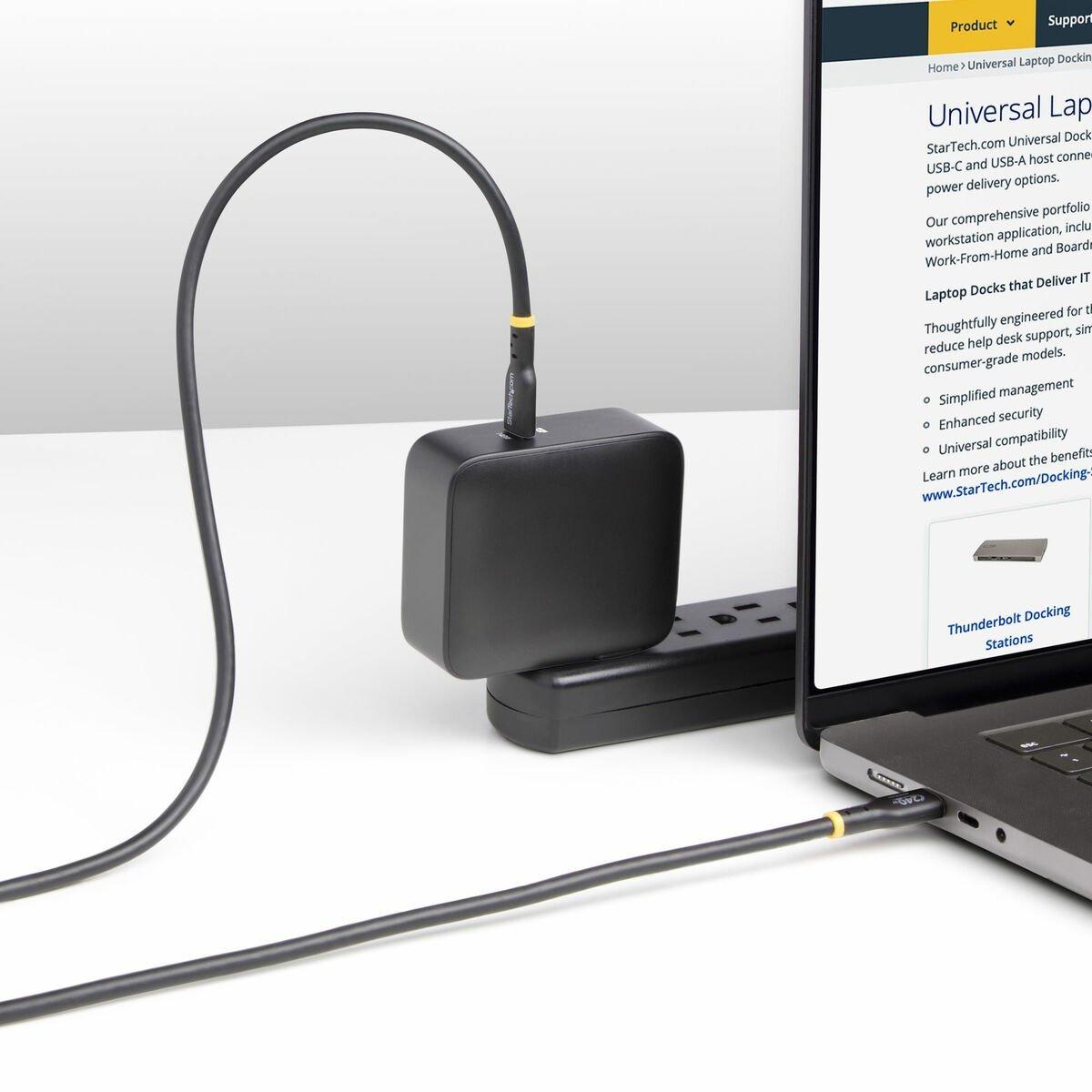 Cable USB Startech USB2EPR3M Negro 3 m