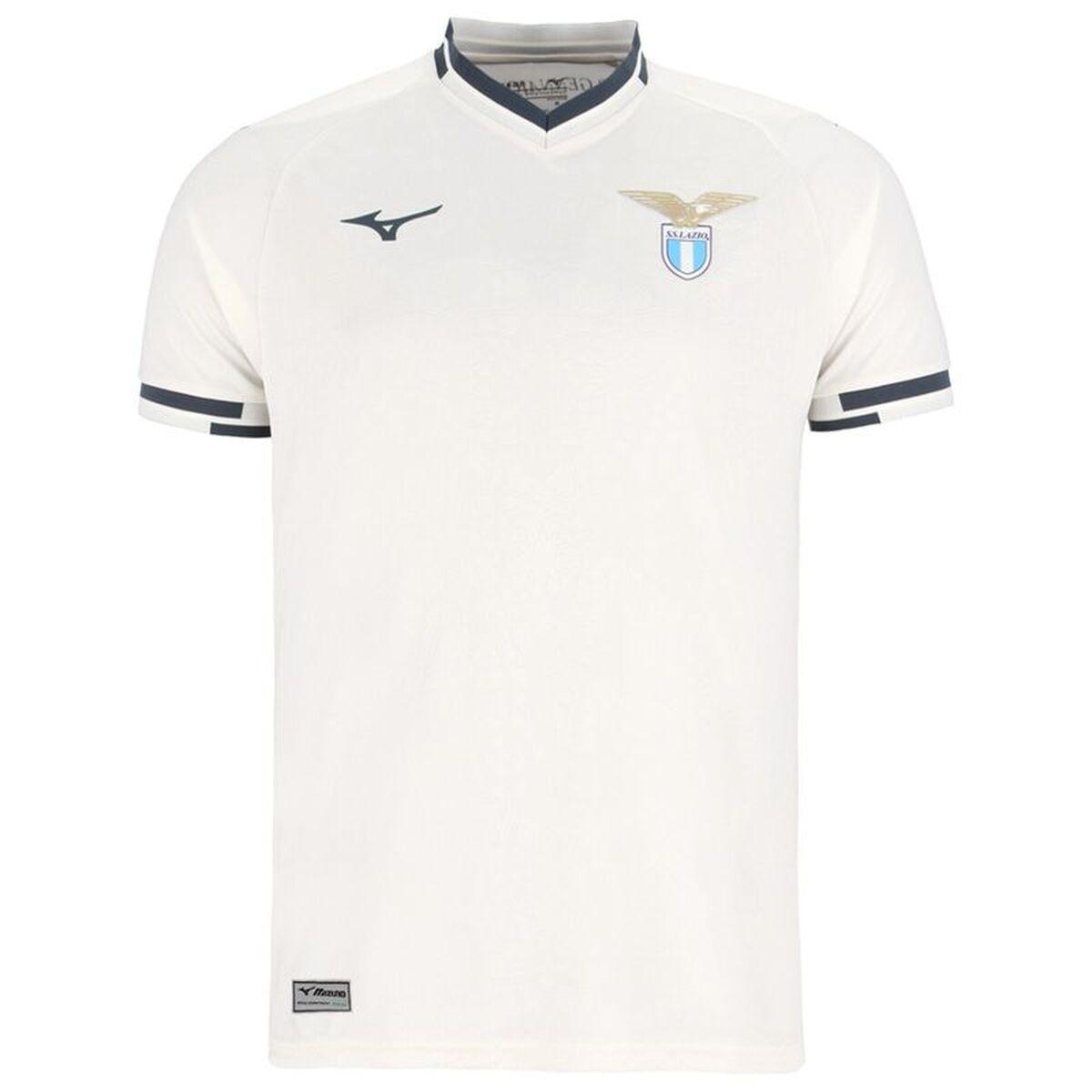 Camiseta de Fútbol de Manga Corta Hombre Mizuno Lazio Away Blanco