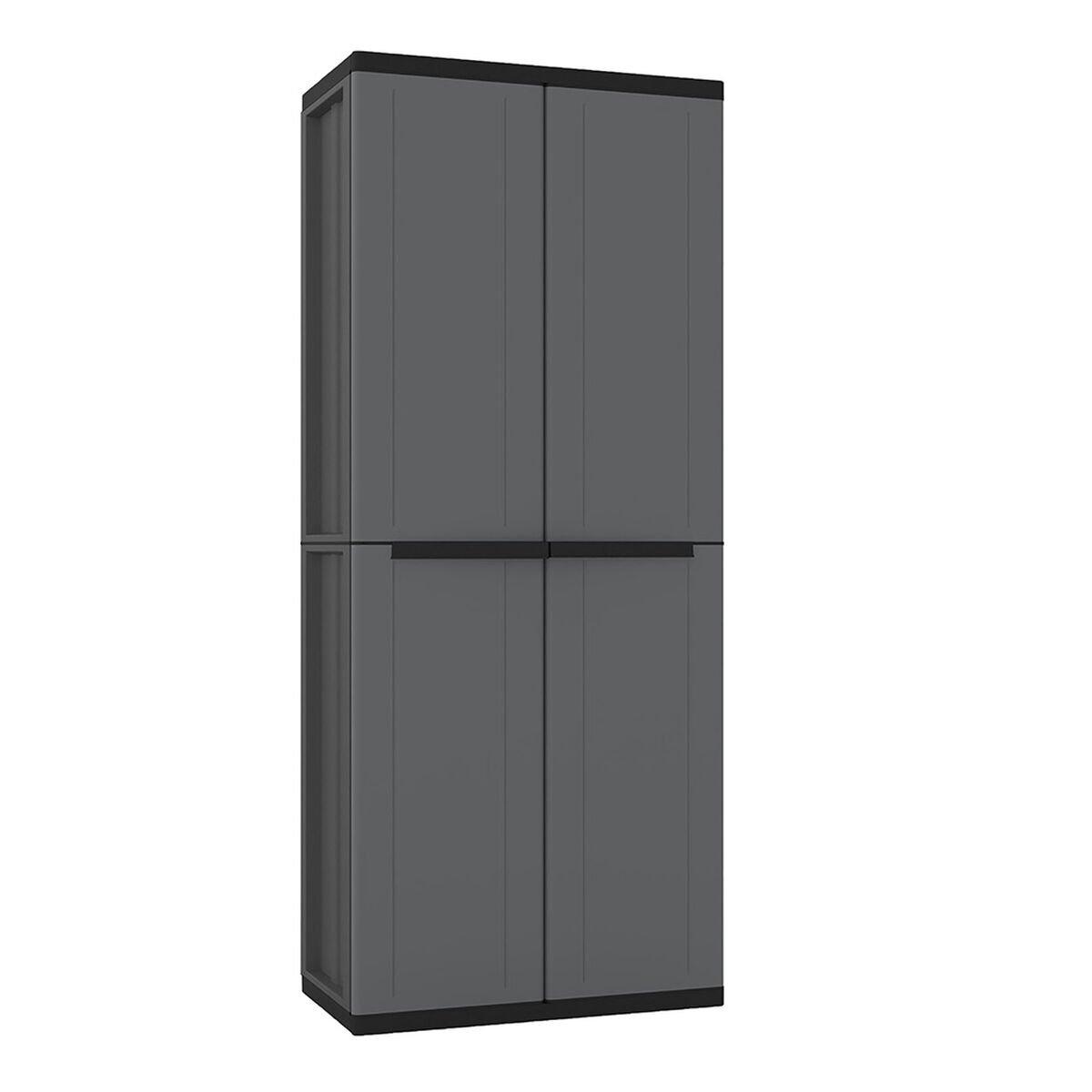 Armario Terry j-base 268 Gris oscuro Polipropileno 68 x 37,5 x 163,5 cm