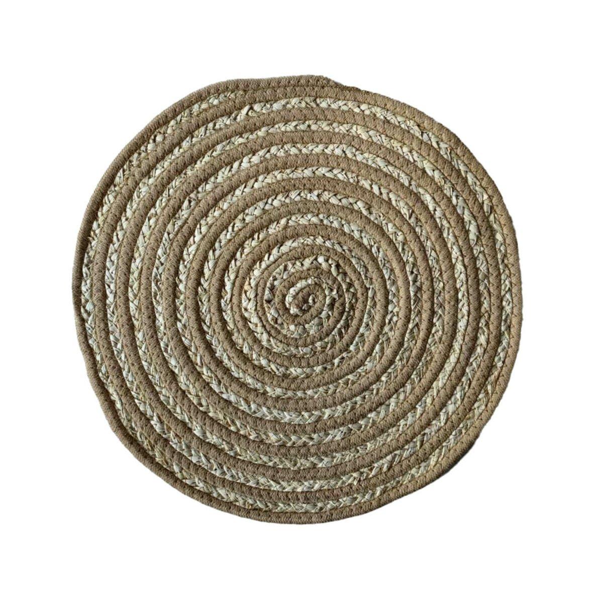 Salvamantel Versa Beige Poliéster Algodón 38 x 1 x 38 cm
