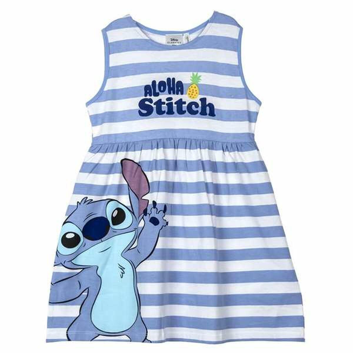 Vestido Stitch Azul 8 Años