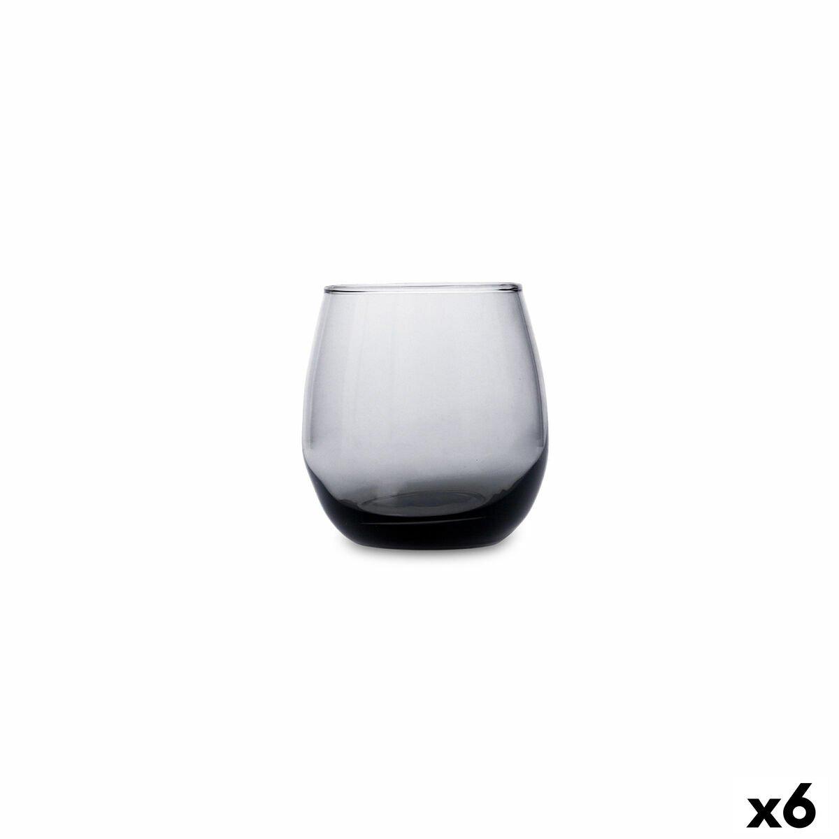 Vaso Luminarc Maine Gris Vidrio 320 ml (6 Unidades)