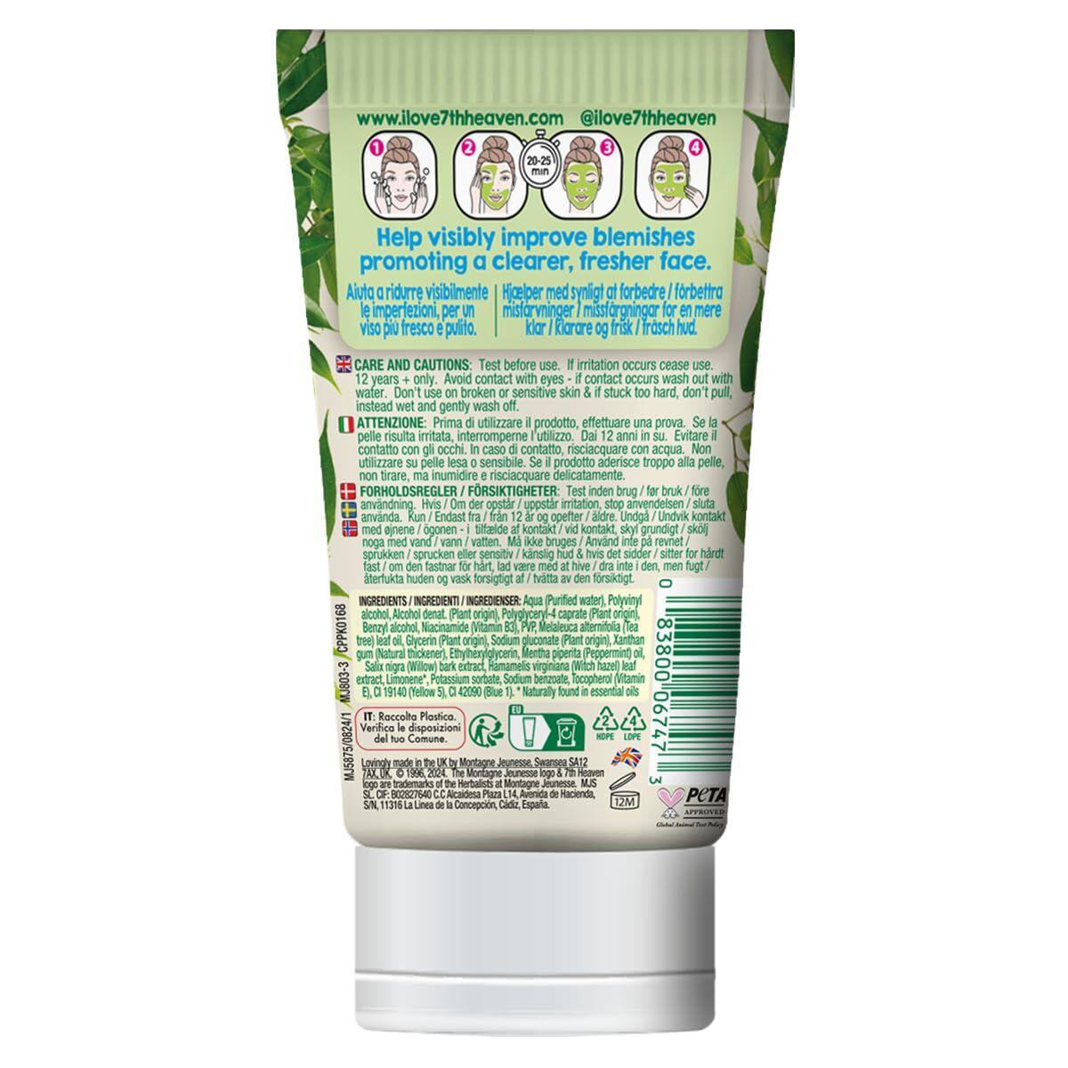 Mascarilla Facial Peel Off 7th Heaven BLEMISH RESCUE 50 ml
