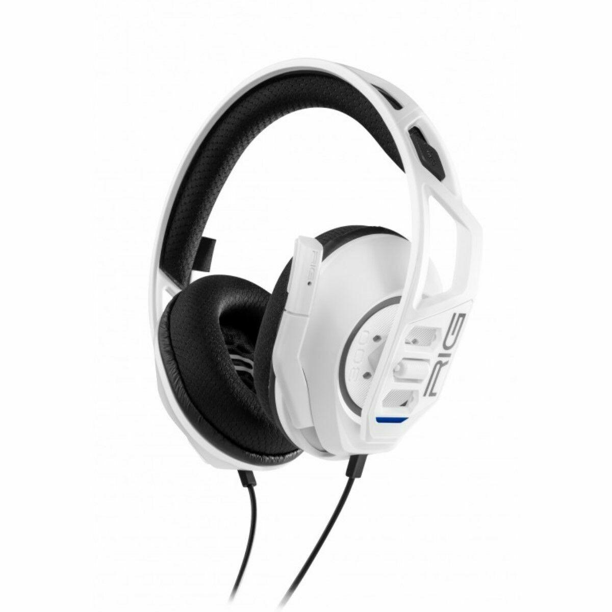 Auriculares con Micrófono Gaming Nacon RIG 300 PRO HS Blanco